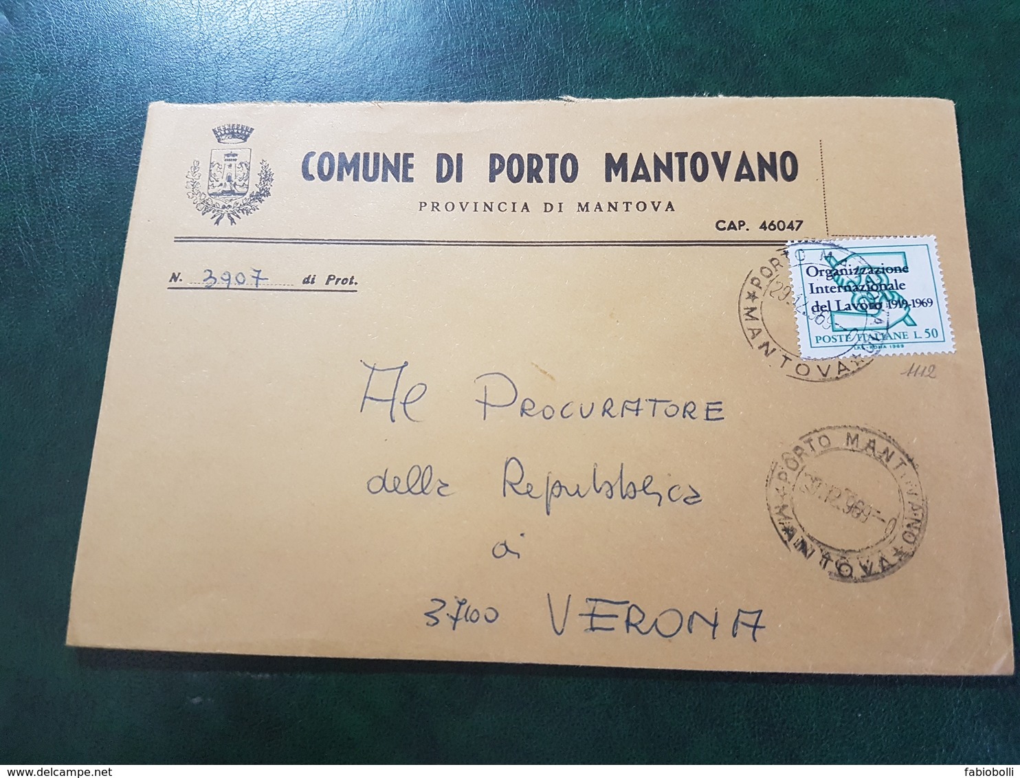 (6762) ITALIA STORIA POSTALE 1969 - 1961-70: Storia Postale