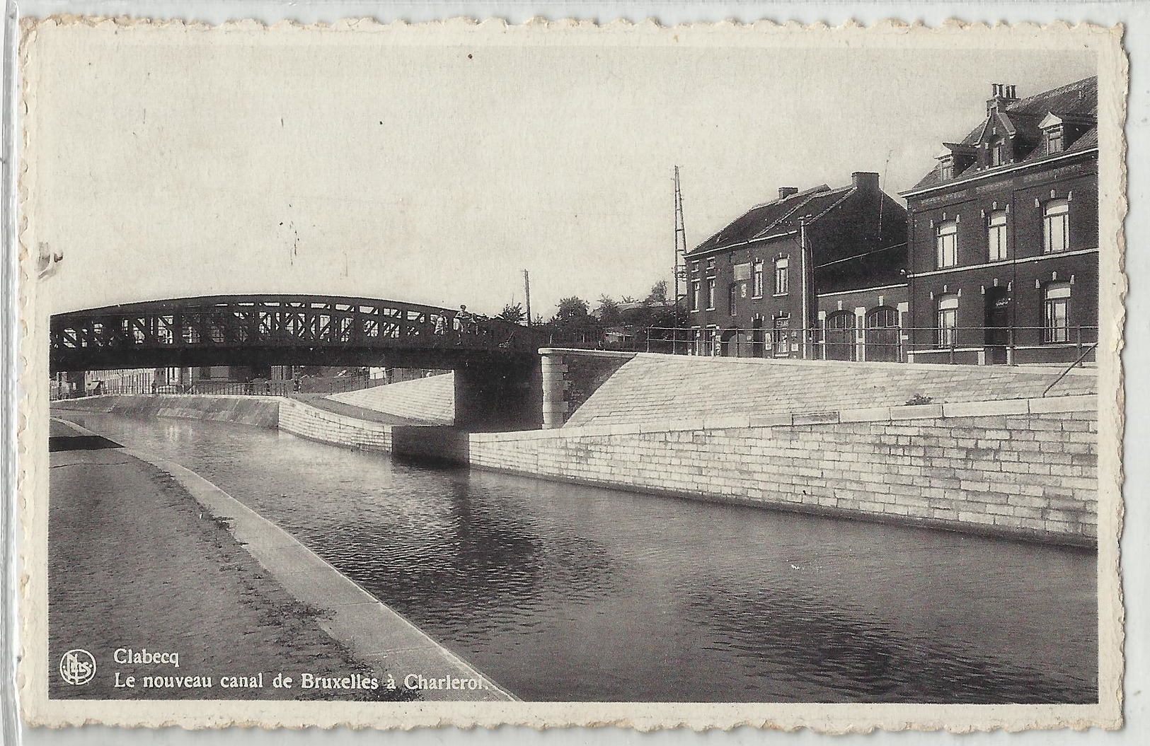 CLABECQ - Le Nouveau Canal De Bruxelles à Charleroi (Tubize) 1949 - Tubize