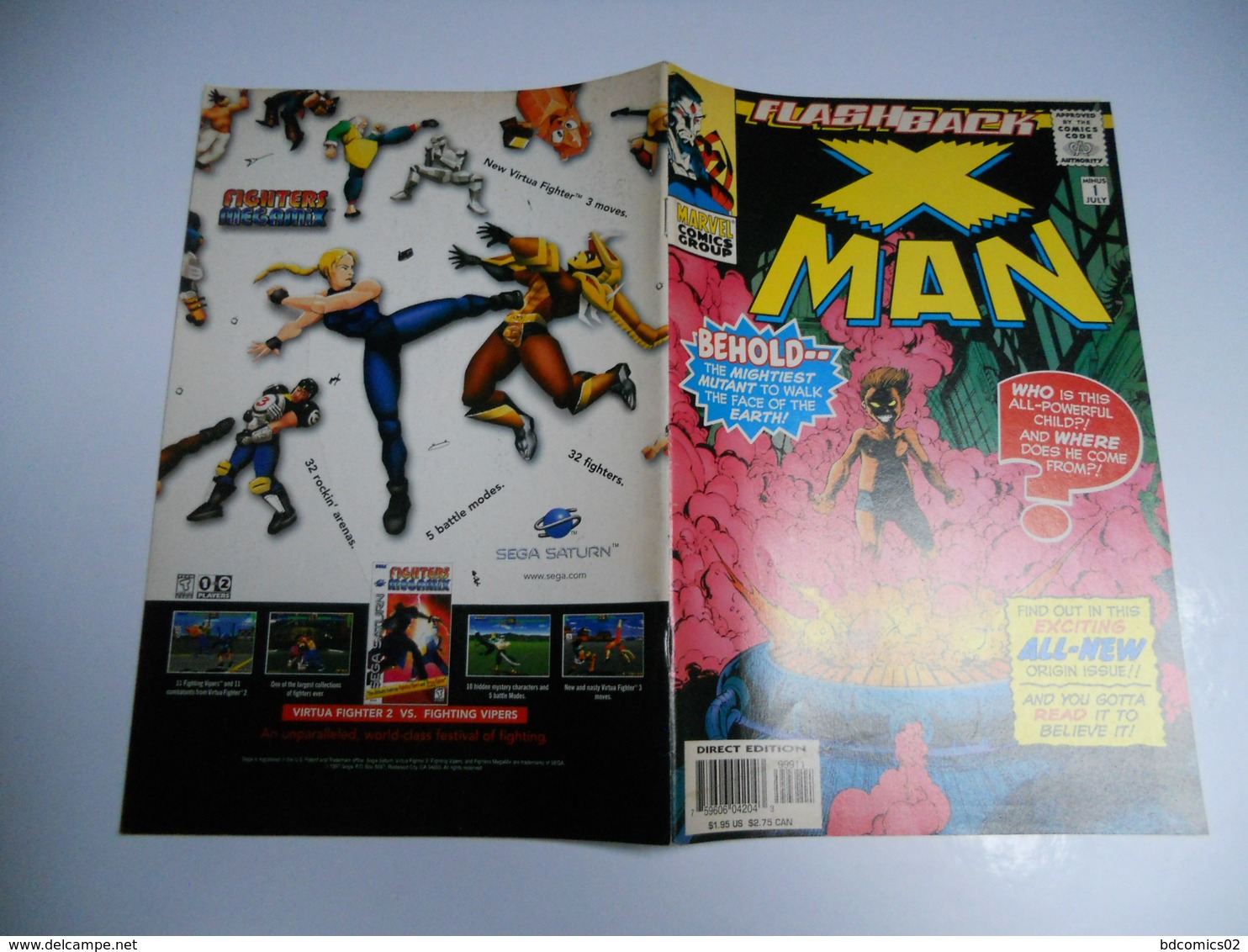 X MAN VOL 1 FLASH BACK N°1 MARVEL COMICS GROUP EN V O - Marvel