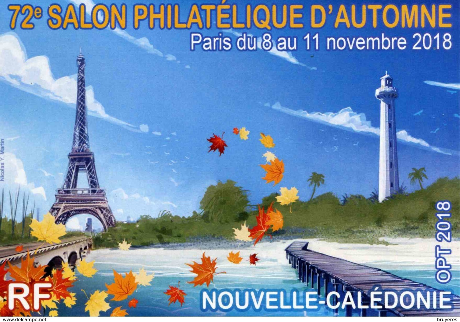 Entier Postal De 2018 Sur CP Avec Timbre Et Illust. "72e SALON PHILATELIQUE D'AUTOMNE - Paris Du 8 Au 11/11/18" - Interi Postali