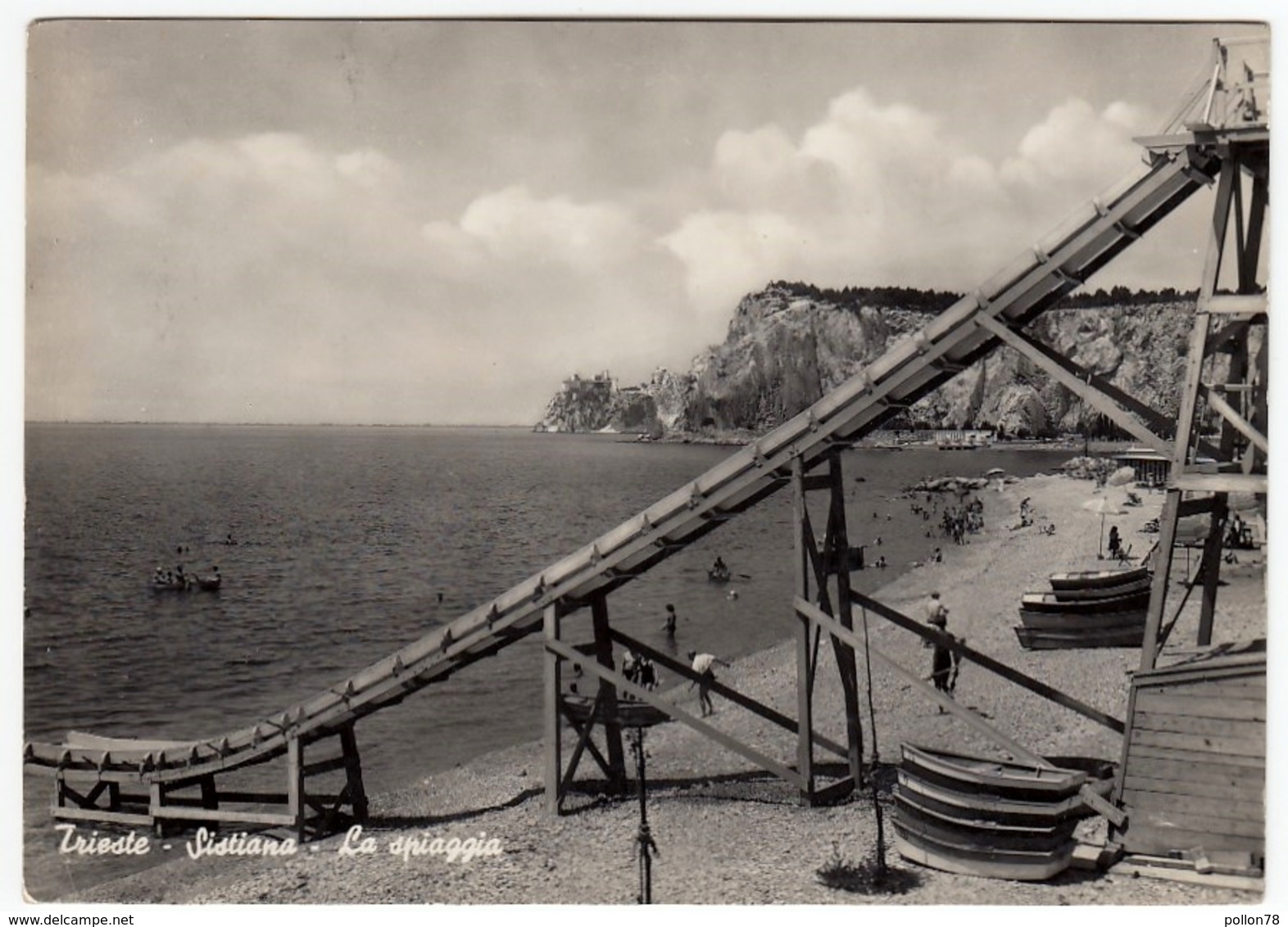 TRIESTE - SISTIANA - LA SPIAGGIA - Vedi Retro - Trieste (Triest)