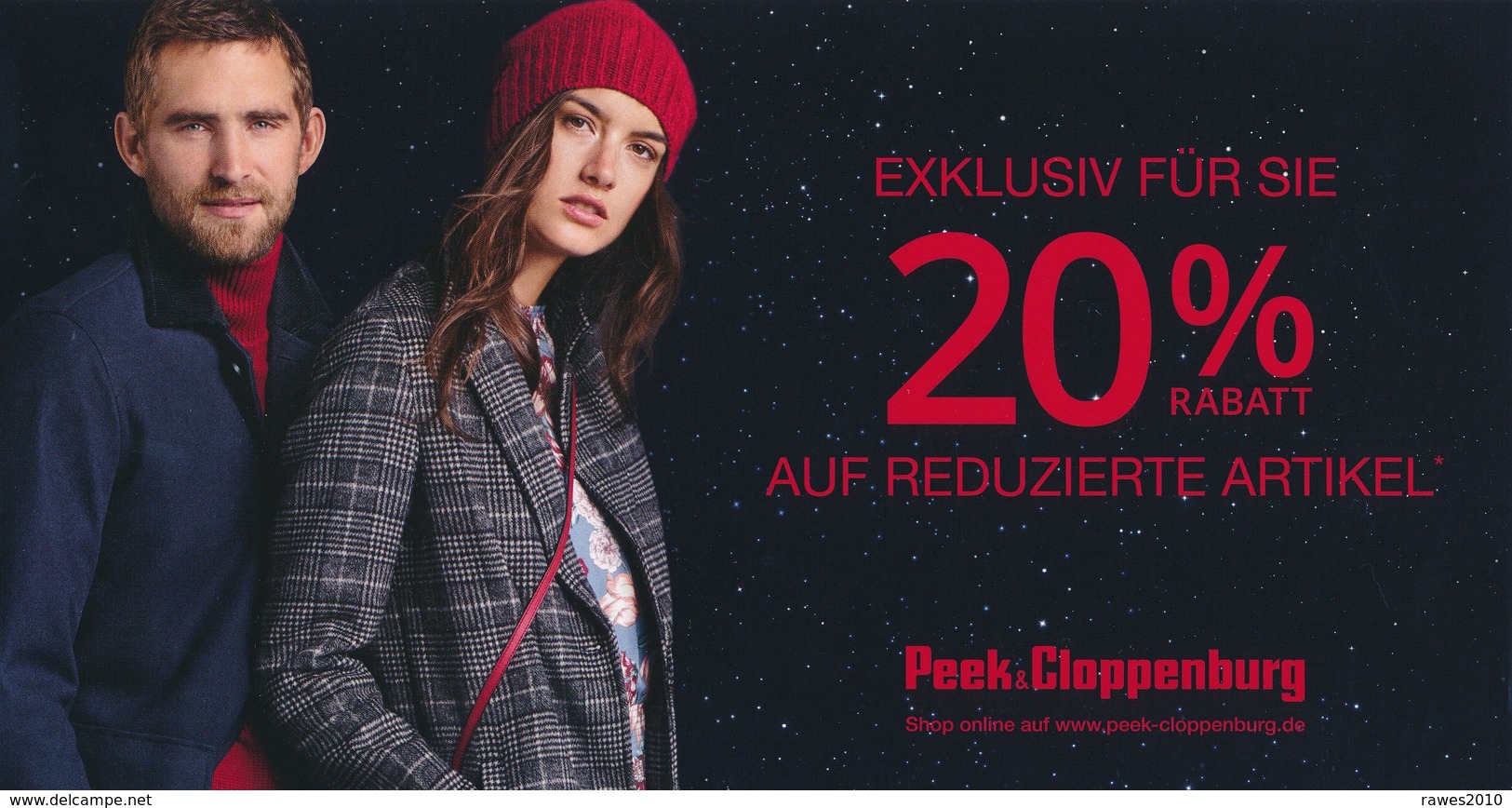 AK Düsseldorf 2018 Peek & Cloppenburg Mode Hernst Frau + Mann - Mode