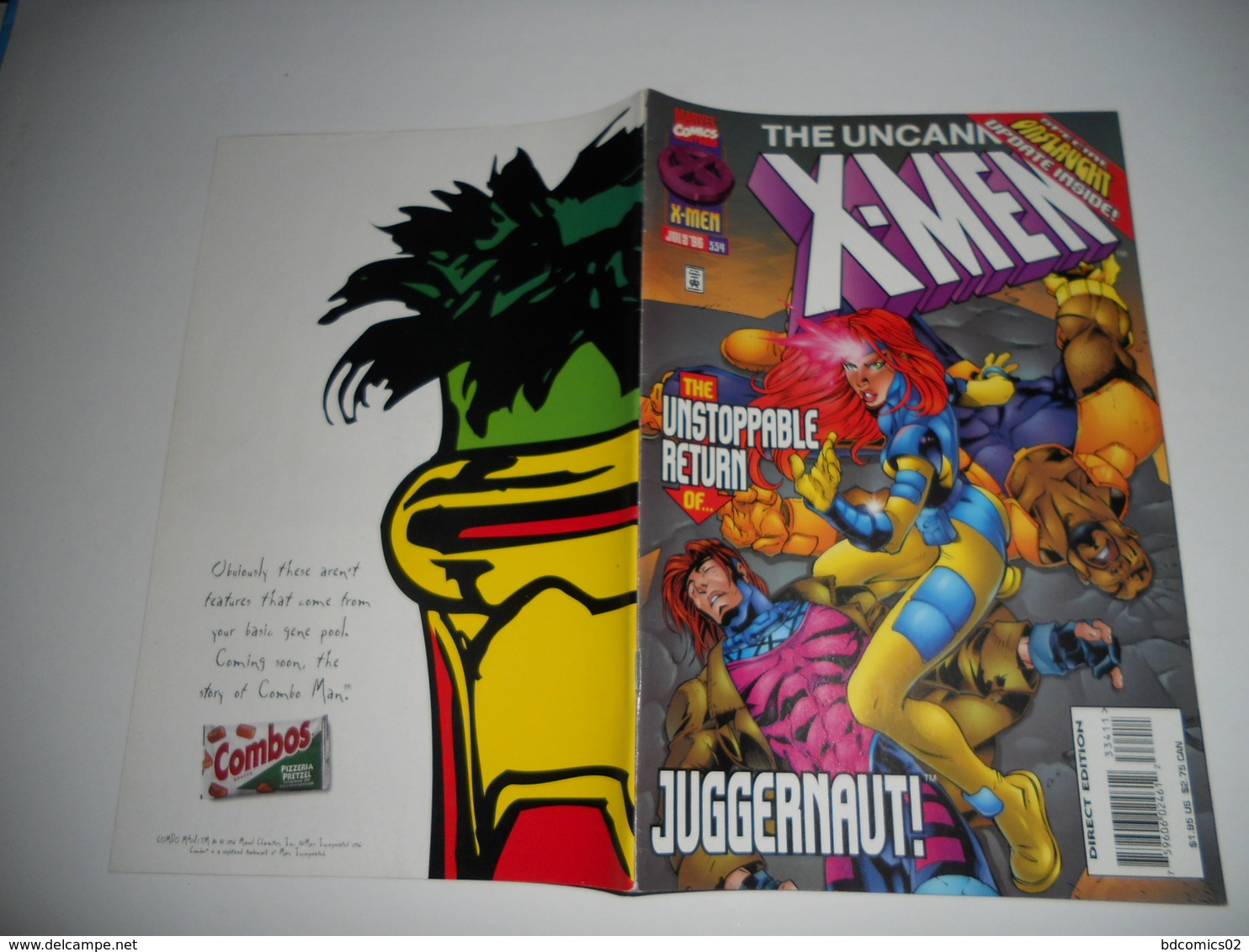 Marvel Comics The Uncanny X-Men N°334 July '96 EN V O - Marvel