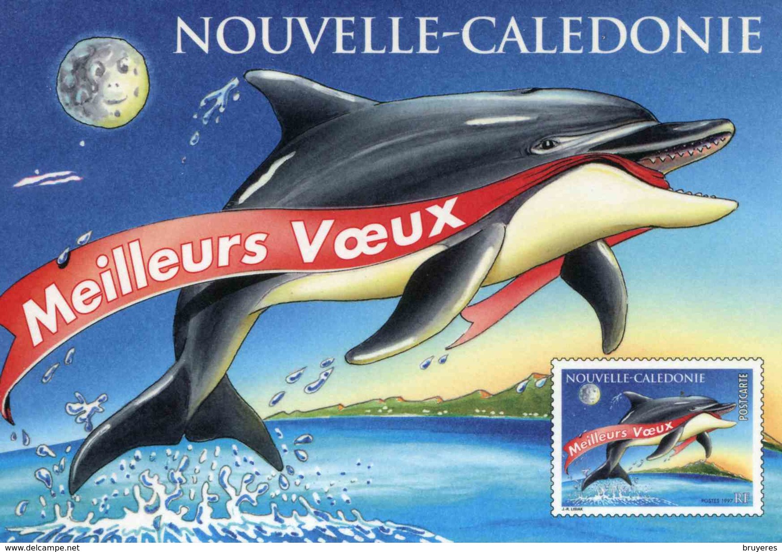 Entier Postal De 1997 Sur Carte Postale Avec Timbre "Planisphère/RF" Et  Illust. "Meilleurs Voeux" - Postwaardestukken