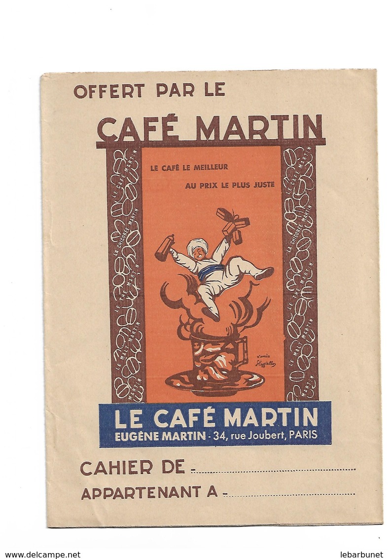 Protège-cahier   Cagfé Martin - Café & Té