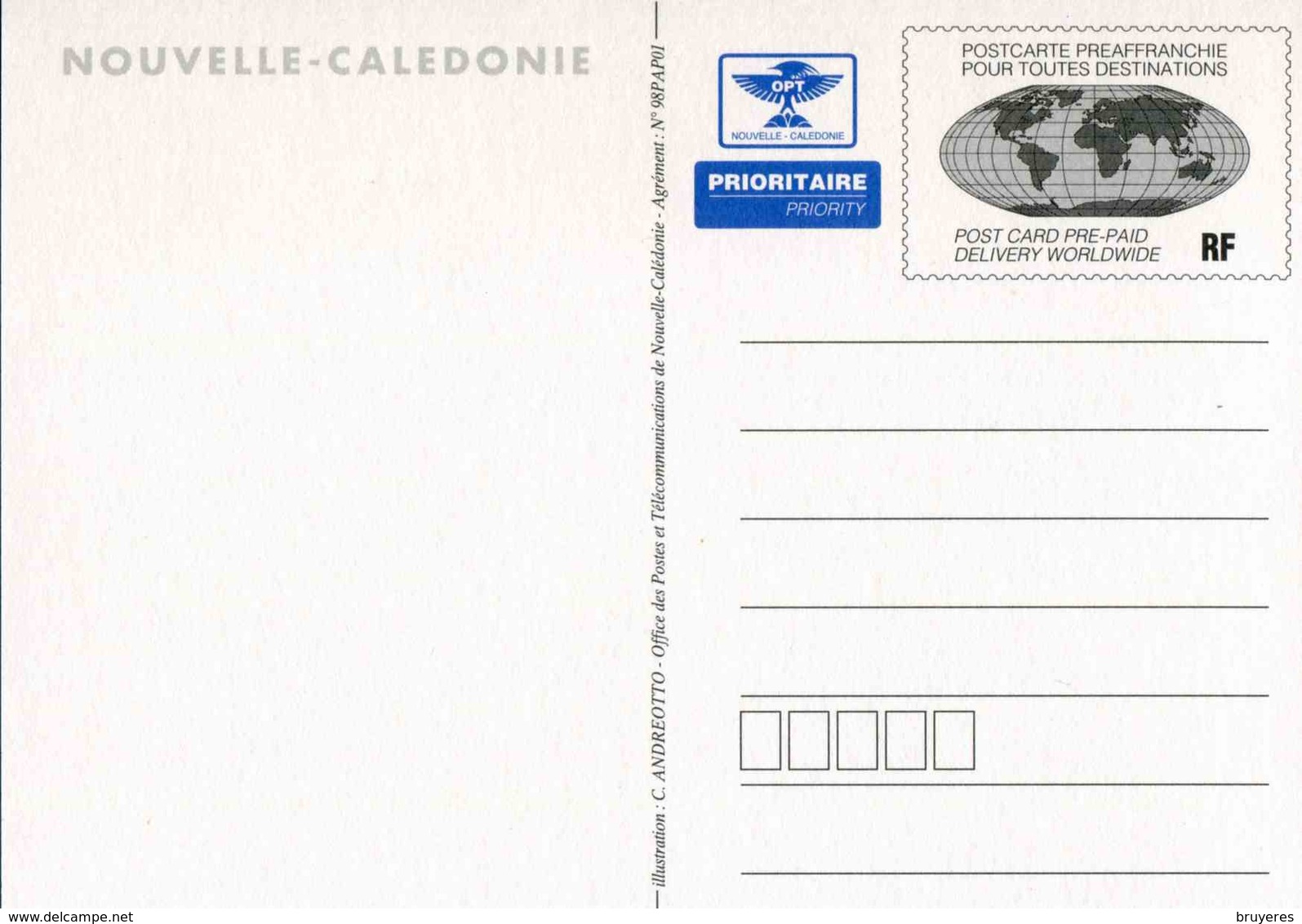 Entier Postal De 1998 Sur CP Avec Timbre "Planisphère/RF" Et  Illust. "Coupe Du Monde De Football - France 98" - Ganzsachen