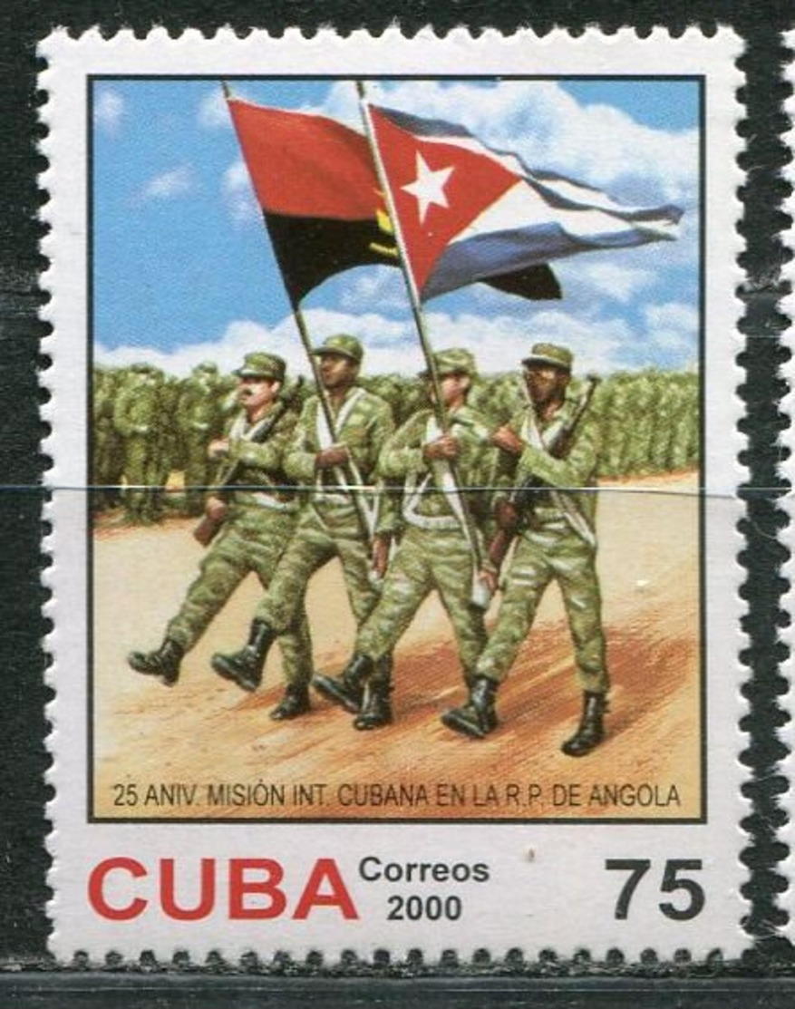CUBA 2000. Sending Cuban Troops To Help Resp. Angola Mi 4321 MNH - Angola