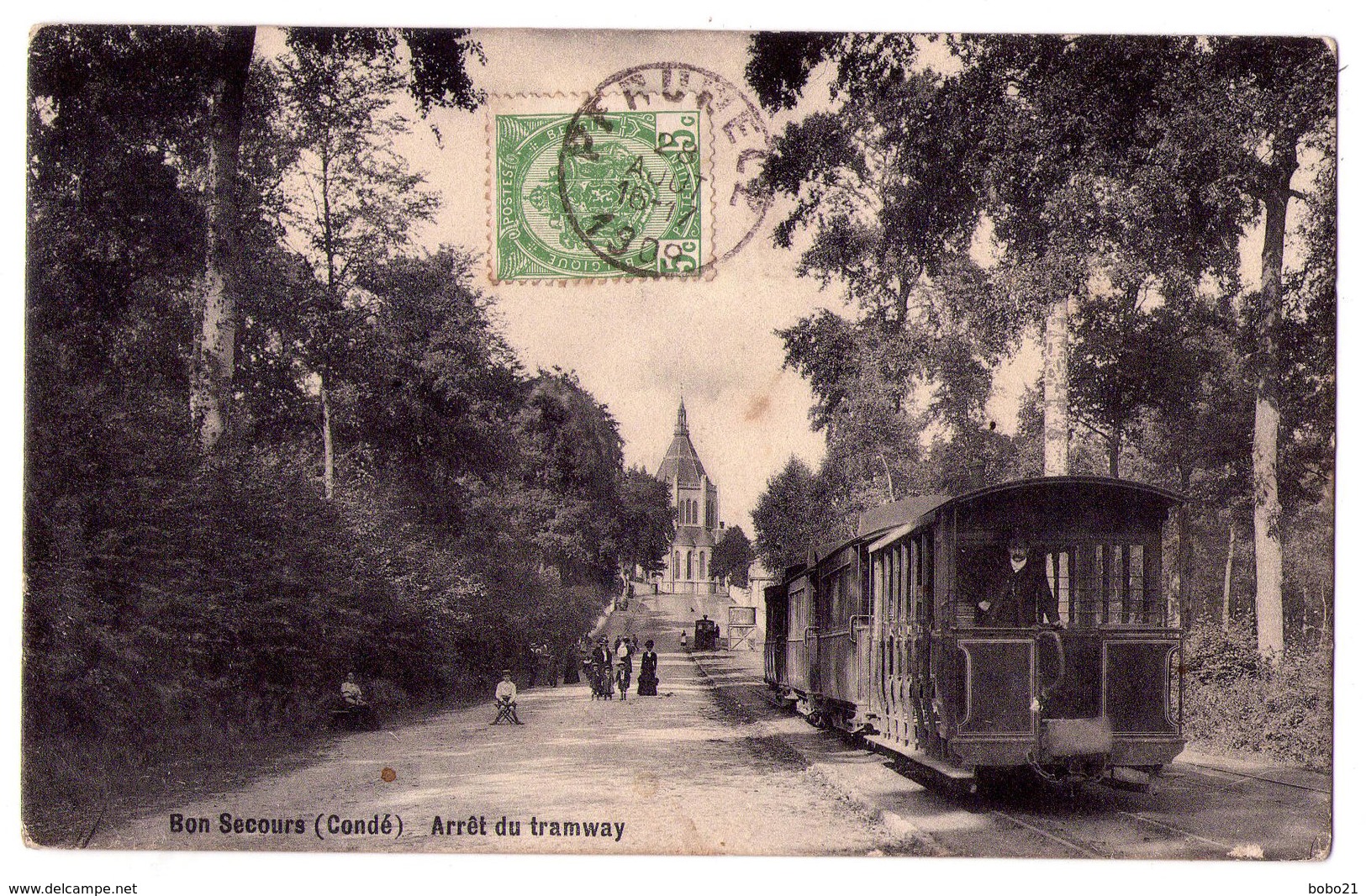 3526 - Bon Secours ( Condé ) - Arrêt Du Tramway - - Conde Sur Escaut