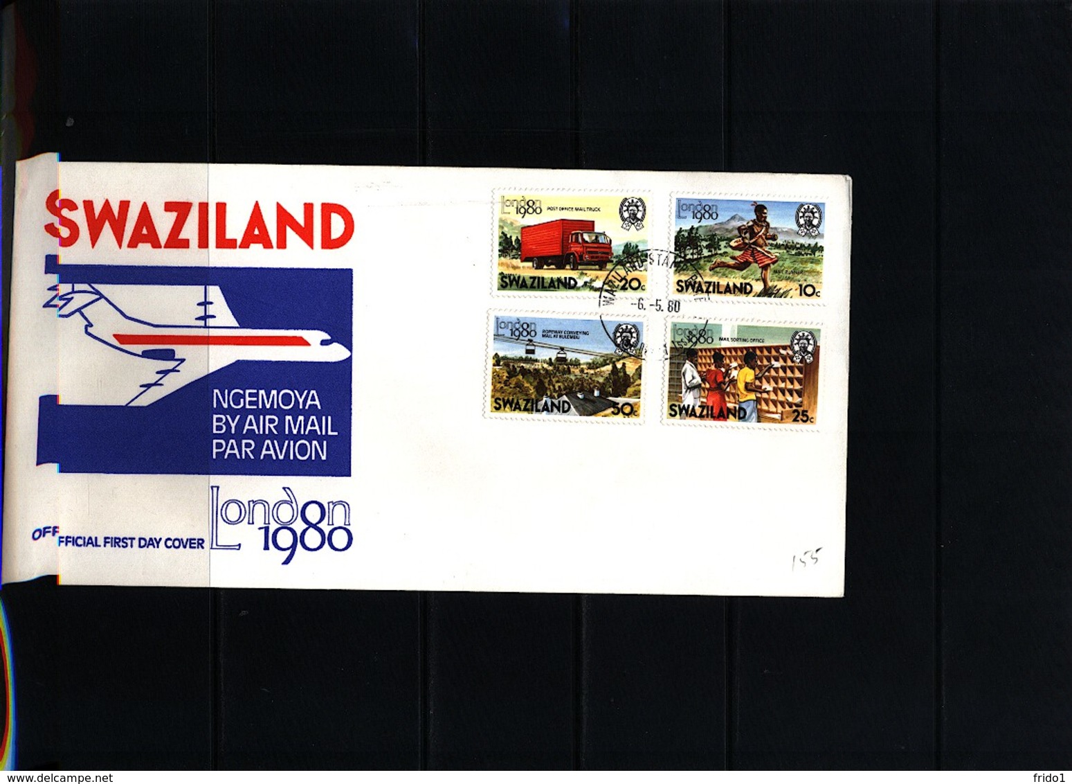 Swaziland 1980 London 1980 Philatelic Exibition FDC - Swaziland (1968-...)