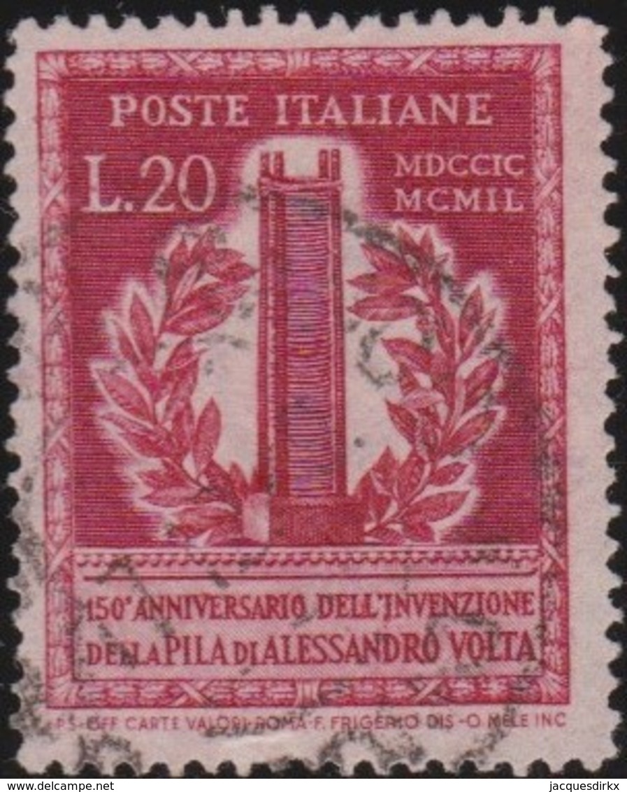 Italy .  Yvert    .       549      .       O        .      Cancelled   .   /    .   Oblitéré - 1946-60: Usati