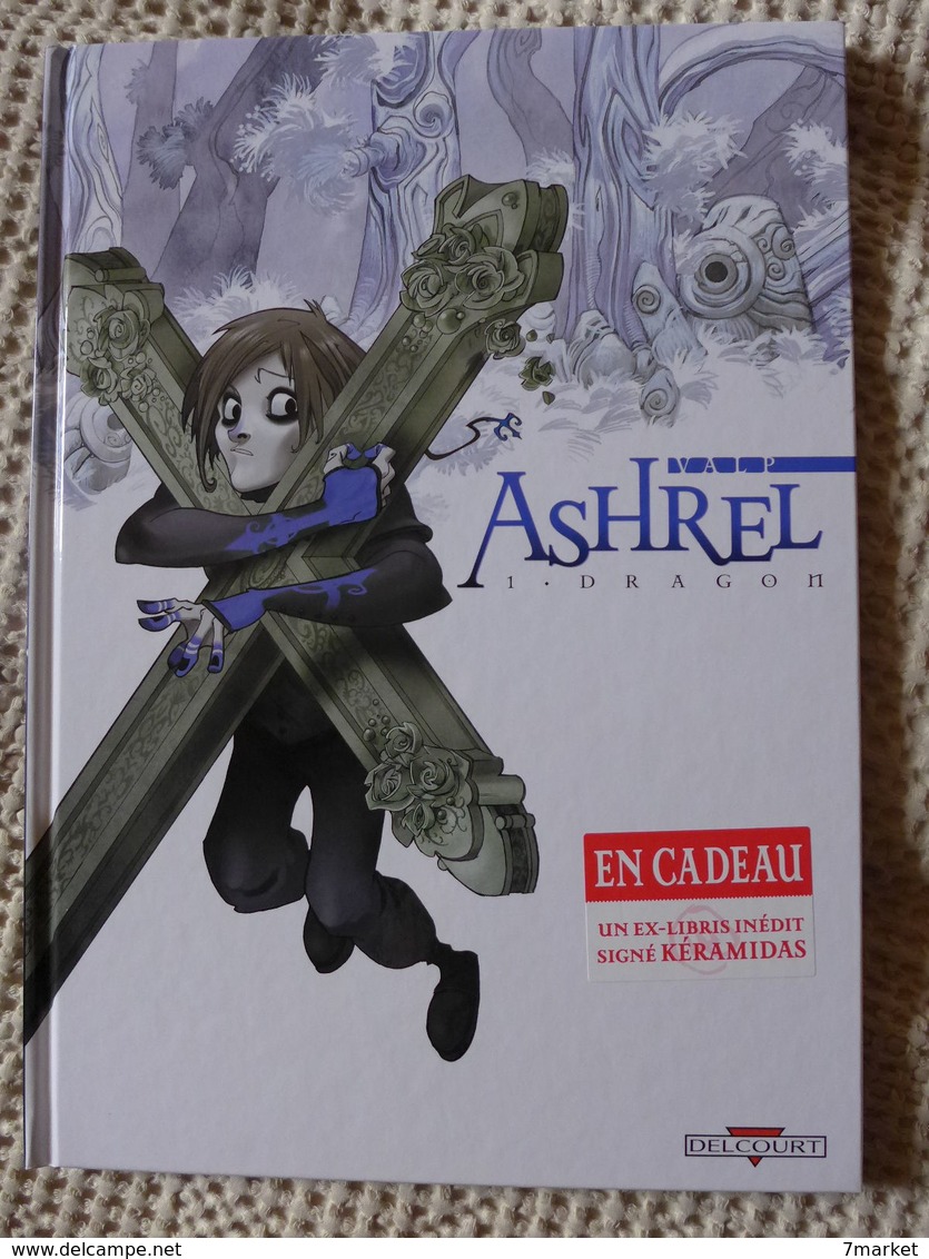 Valp - Ashrel. T1 . Dragon / 2009 EO + Ex-Libris - Original Edition - French