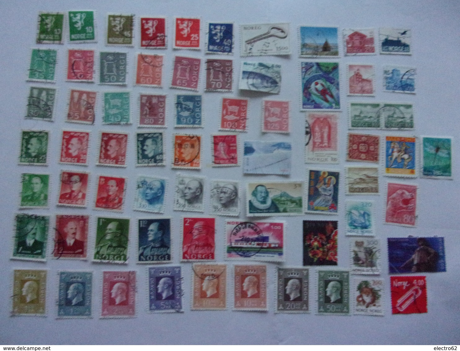 Norge Norvège Norway Lot De Timbres Norwegen Norvegia - Colecciones