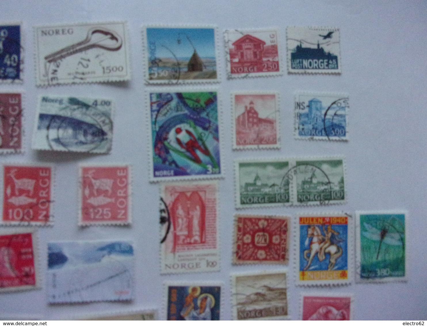 Norge Norvège Norway Lot De Timbres Norwegen Norvegia - Colecciones