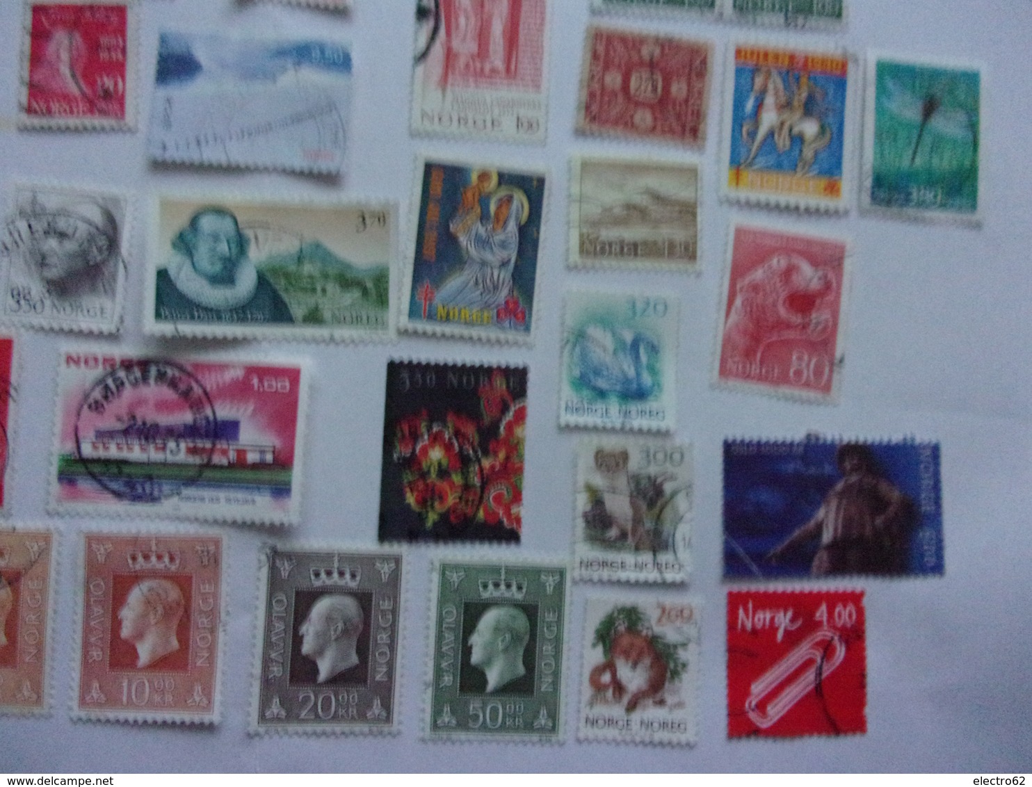 Norge Norvège Norway lot de timbres Norwegen Norvegia