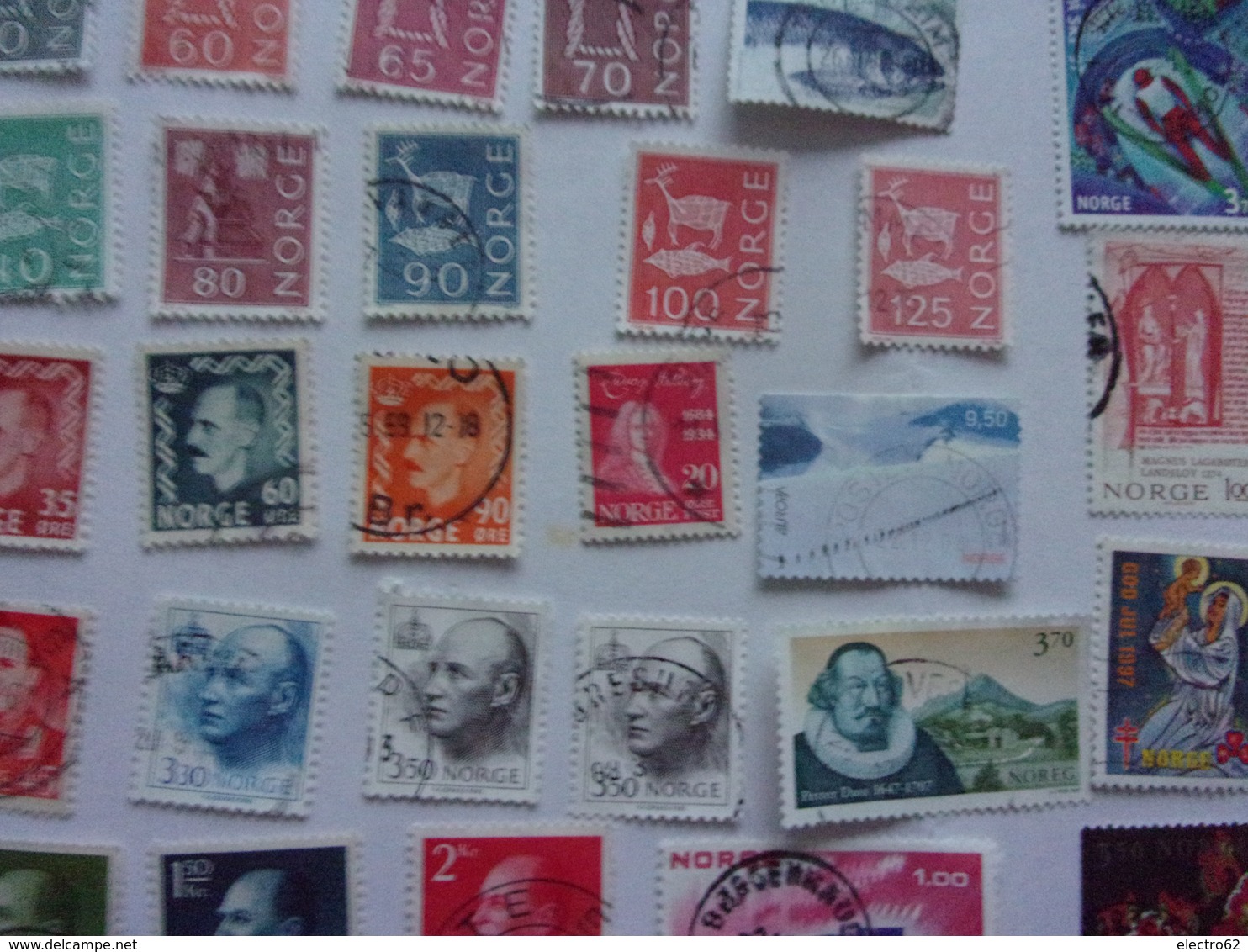 Norge Norvège Norway lot de timbres Norwegen Norvegia