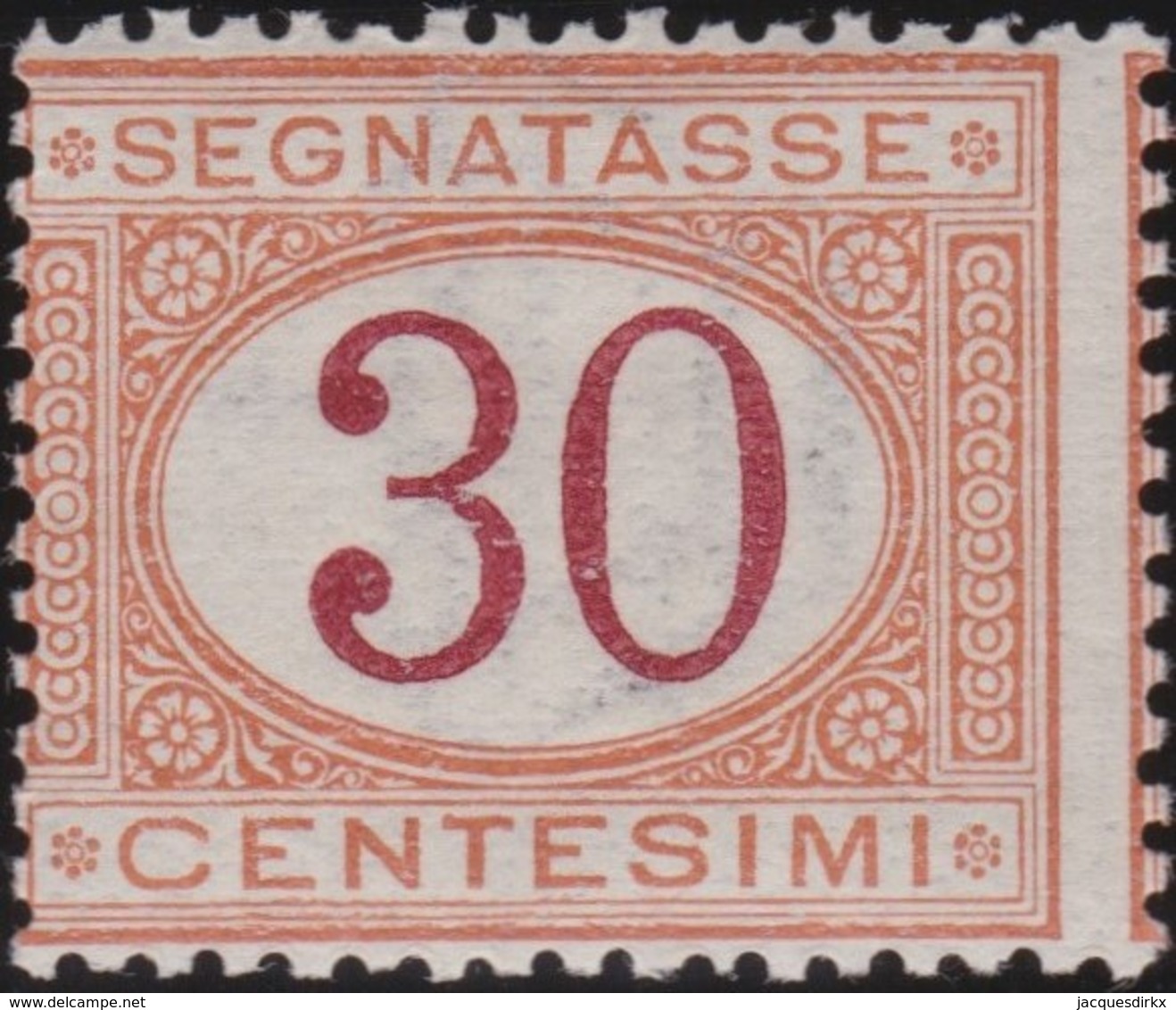 Italy .  Yvert    .    Taxe  8     .   *   .   Mint-hinged  .   /    .   Neuf Avec Charniere * - Segnatasse