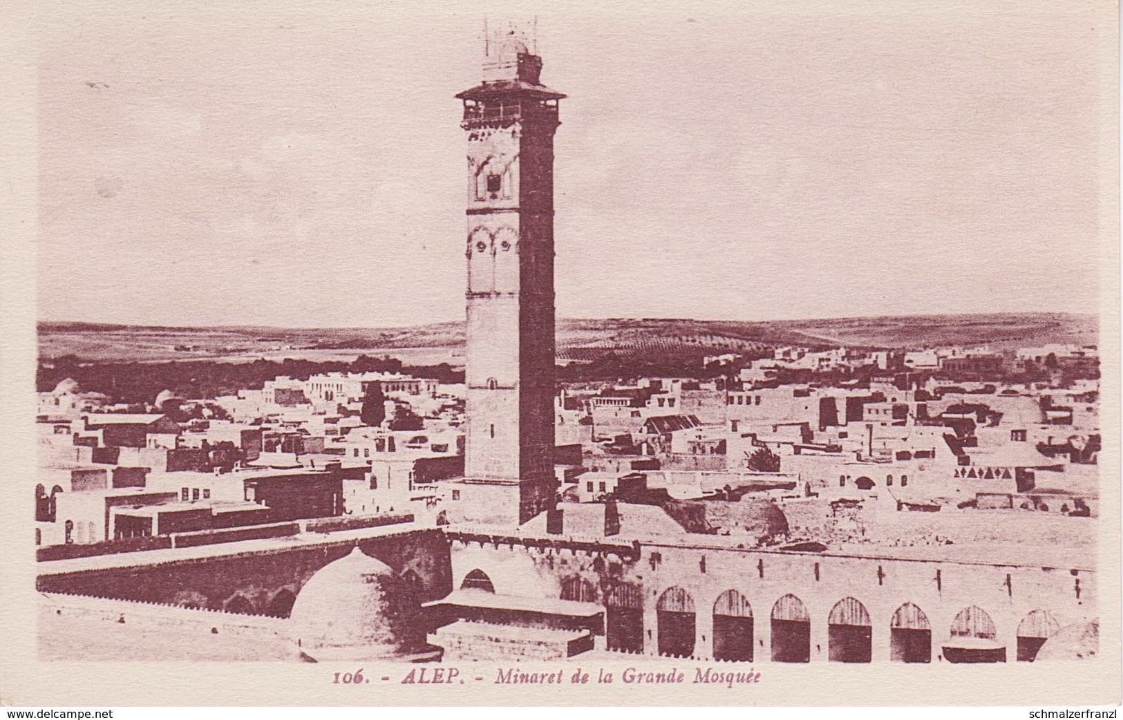 AK Alep Aleppo حلب Grande Mosquée مسجد Minaret Mosque Moschee الجمهورية العربية السورية Syrie Syria Syrien - Syrien
