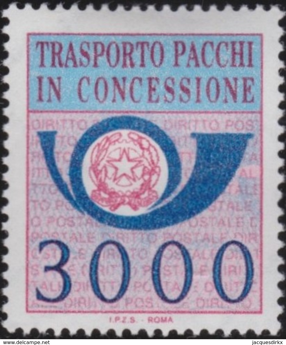 Italy .  Yvert    .    Cp  109   .   *   .   Mint-hinged  .   /    .   Neuf Avec Charniere * - Pacchi Postali