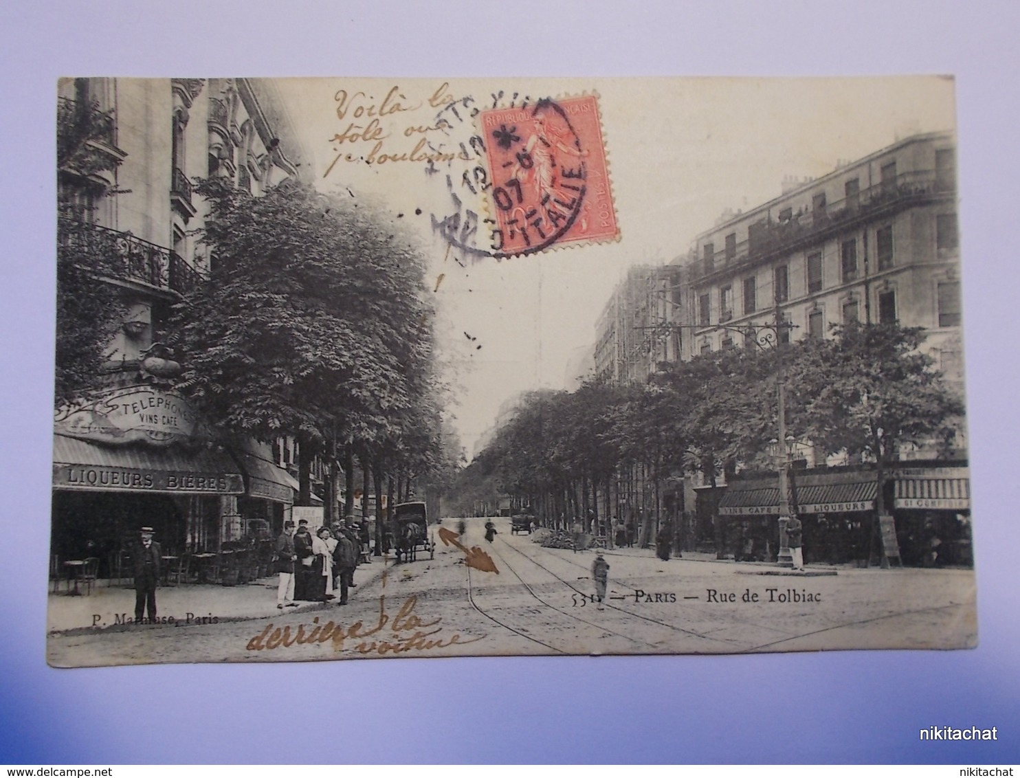 PARIS-Rue De Tolbiac - Arrondissement: 13