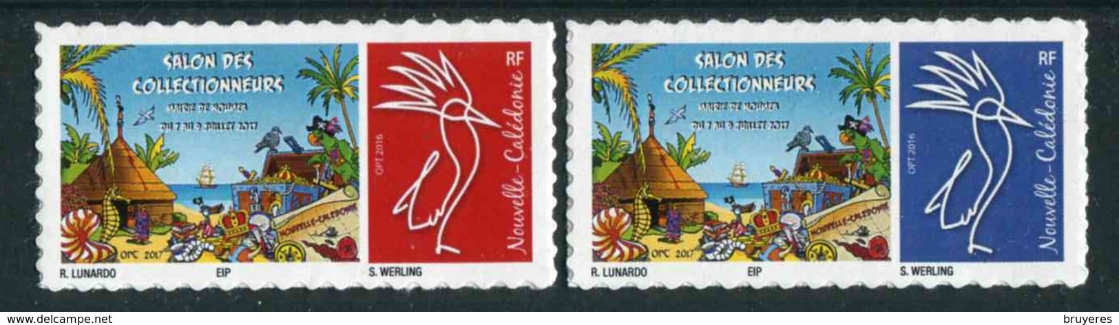 Timbres ** De 2017 Autocollant "Salon Des Collectionneurs 2017 - Mairie De Nouméa" - Unused Stamps