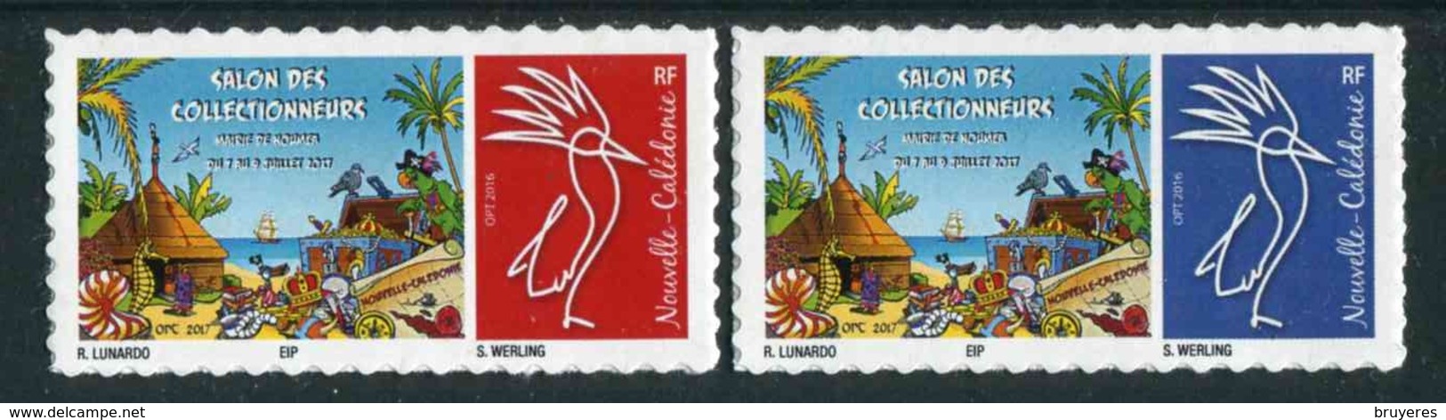 Timbres ** De 2017 Autocollant "Salon Des Collectionneurs 2017 - Mairie De Nouméa" - Nuovi