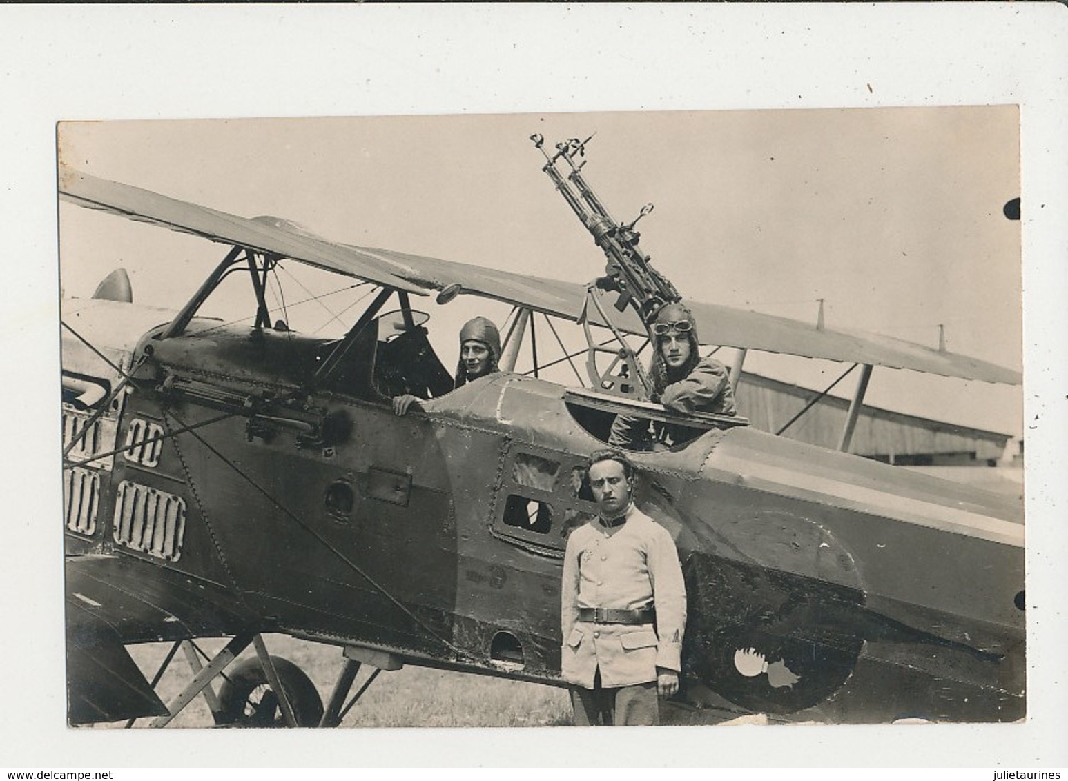 AVIATEUR ESCADRILLE BR 126 1917 CARTE PHOTO BON ETAT - Aviateurs