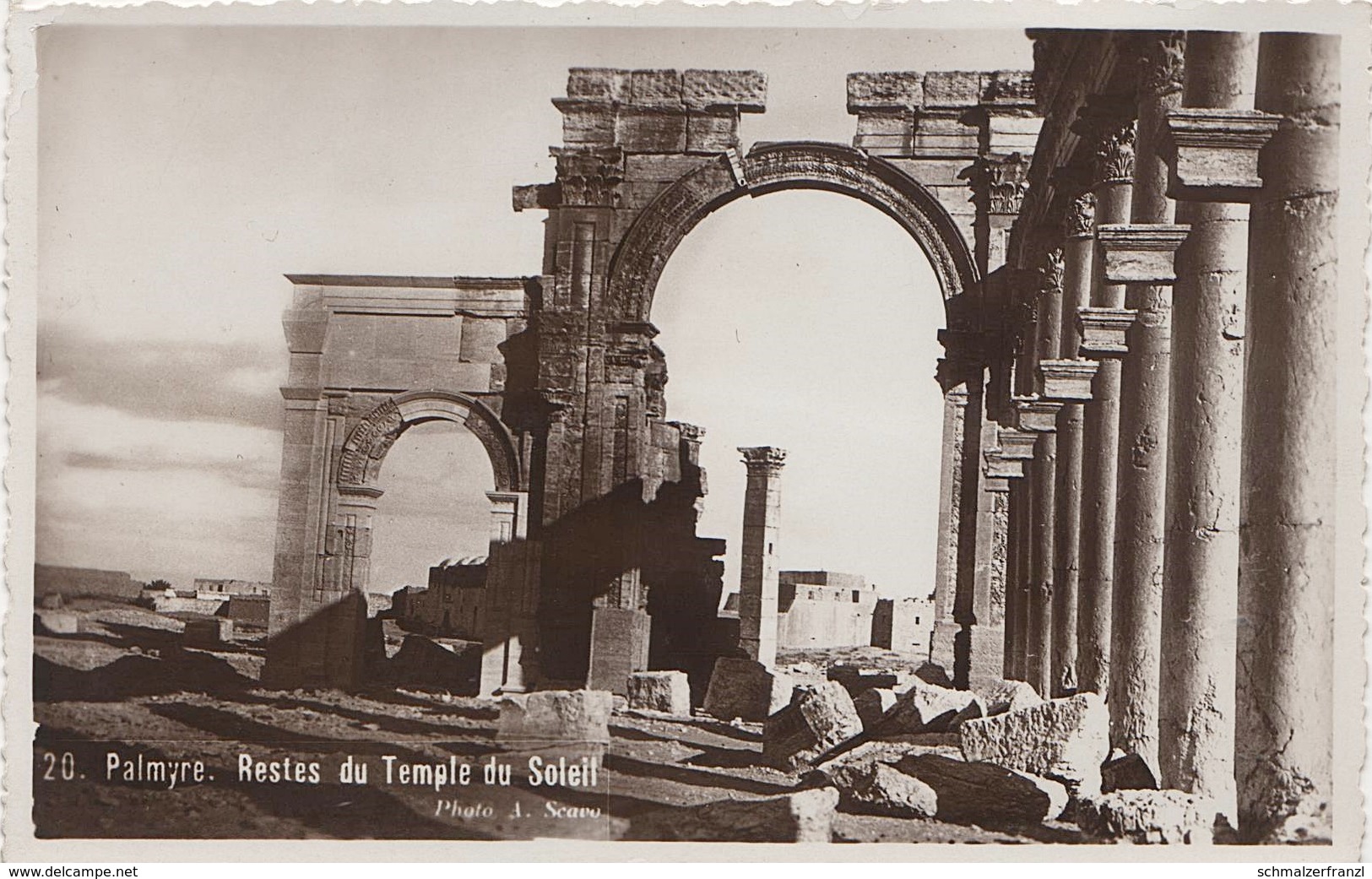 AK Palmyre Palmyra تدمر Tadmor Tadmur Ruines Temple De Soleil Port Hadrian الجمهورية العربية السورية Syrie Syria Syrien - Syrien