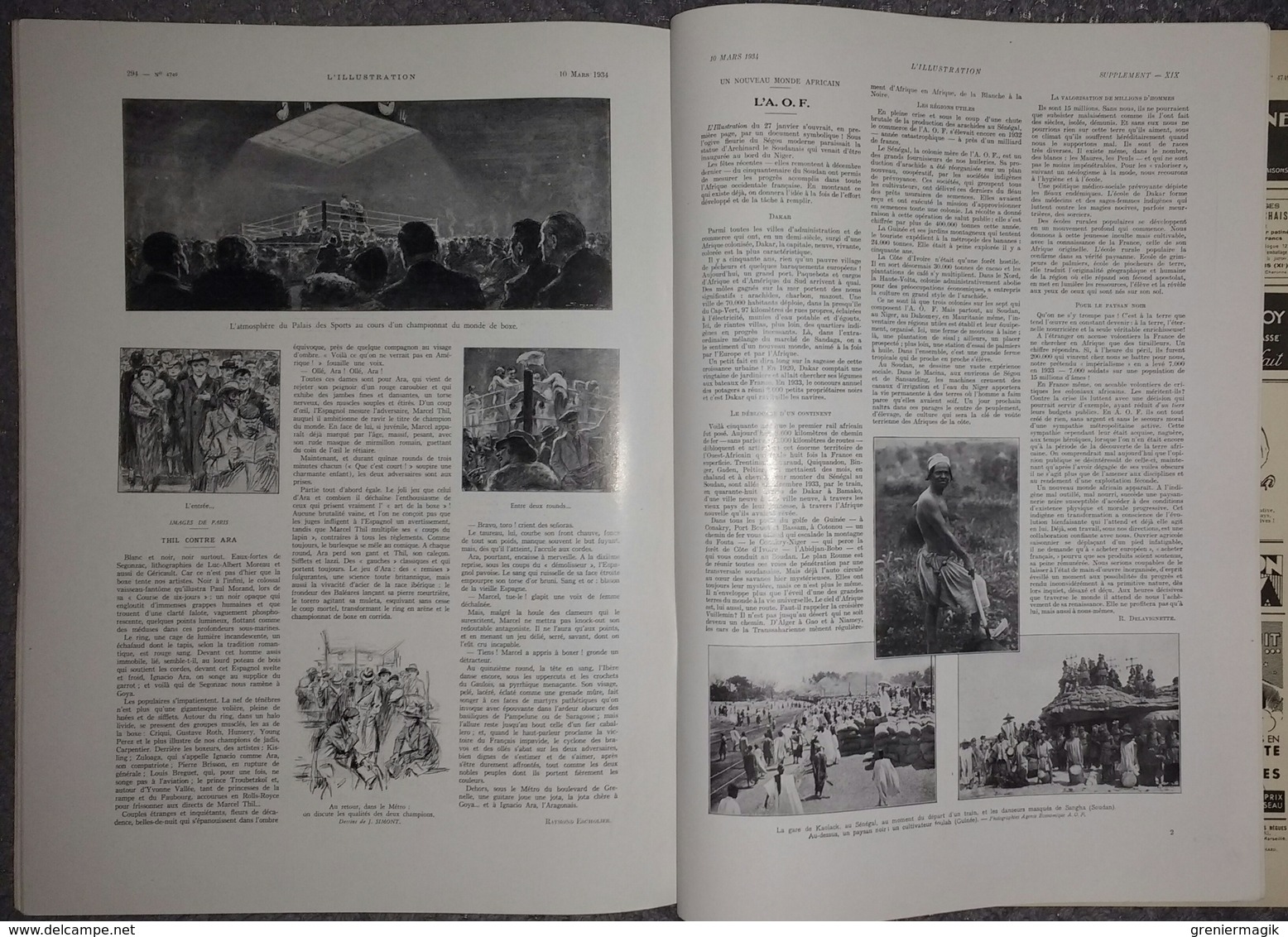 L'Illustration 4749 10/03/1934 Chine empereur Pou Yi - Conseiller Prince - Superbagnères - Islande - L'anschluss