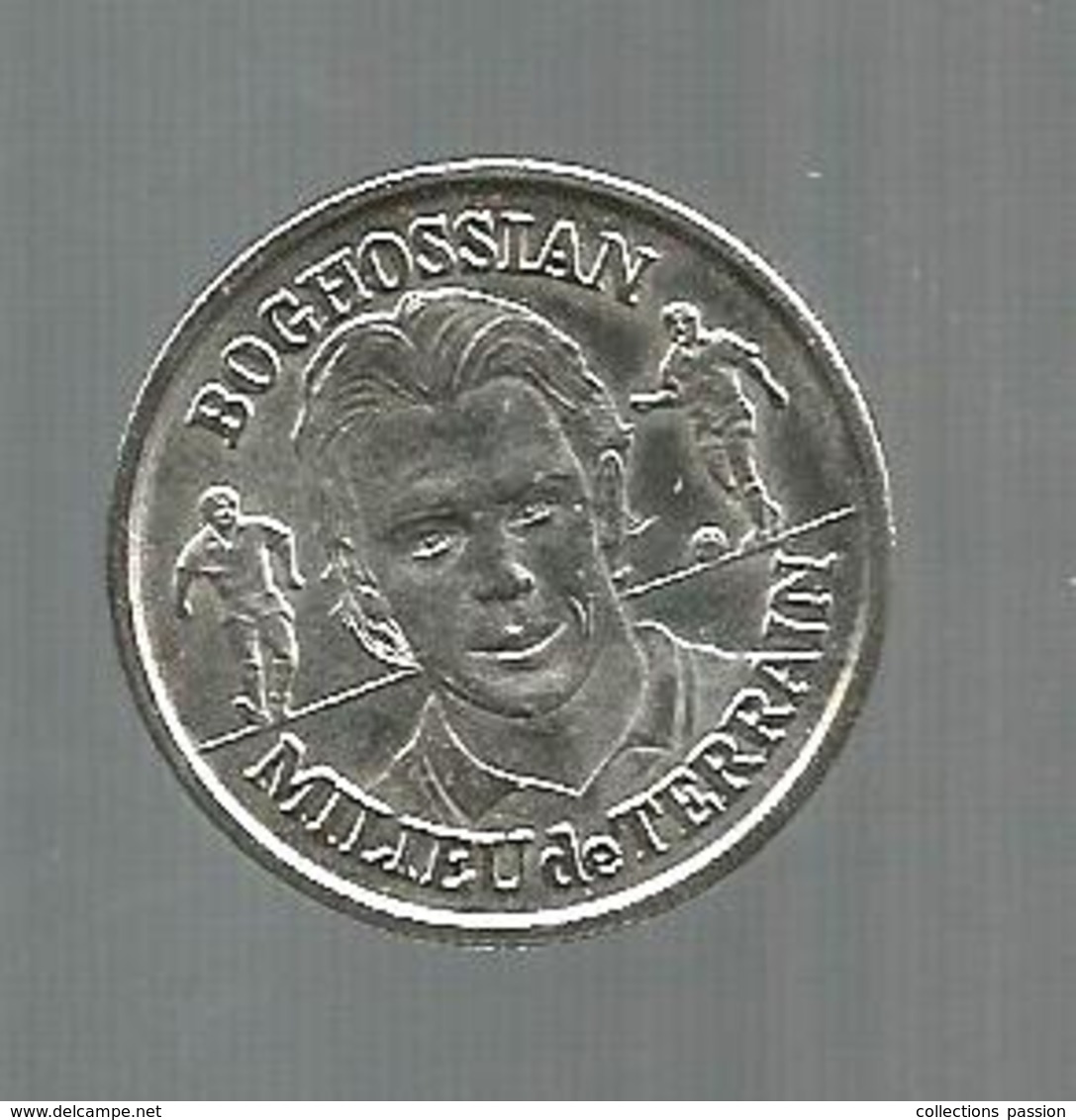 Médaille , Sports , Football , BOGHOSSIAN , Milieu De Terrain , équipe De France,   FFF ,  1999 , 2 Scans - Profesionales / De Sociedad