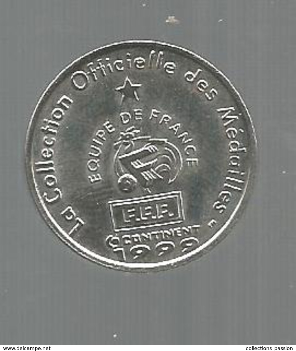 Médaille , Sports , Football , BOGHOSSIAN , Milieu De Terrain , équipe De France,   FFF ,  1999 , 2 Scans - Professionnels / De Société