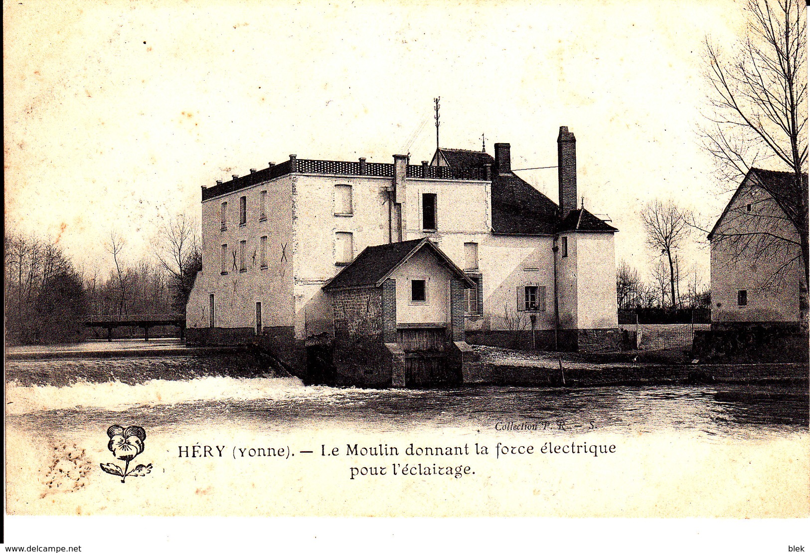 89 . Yonne : Hery  : Le Moulin . - Hery