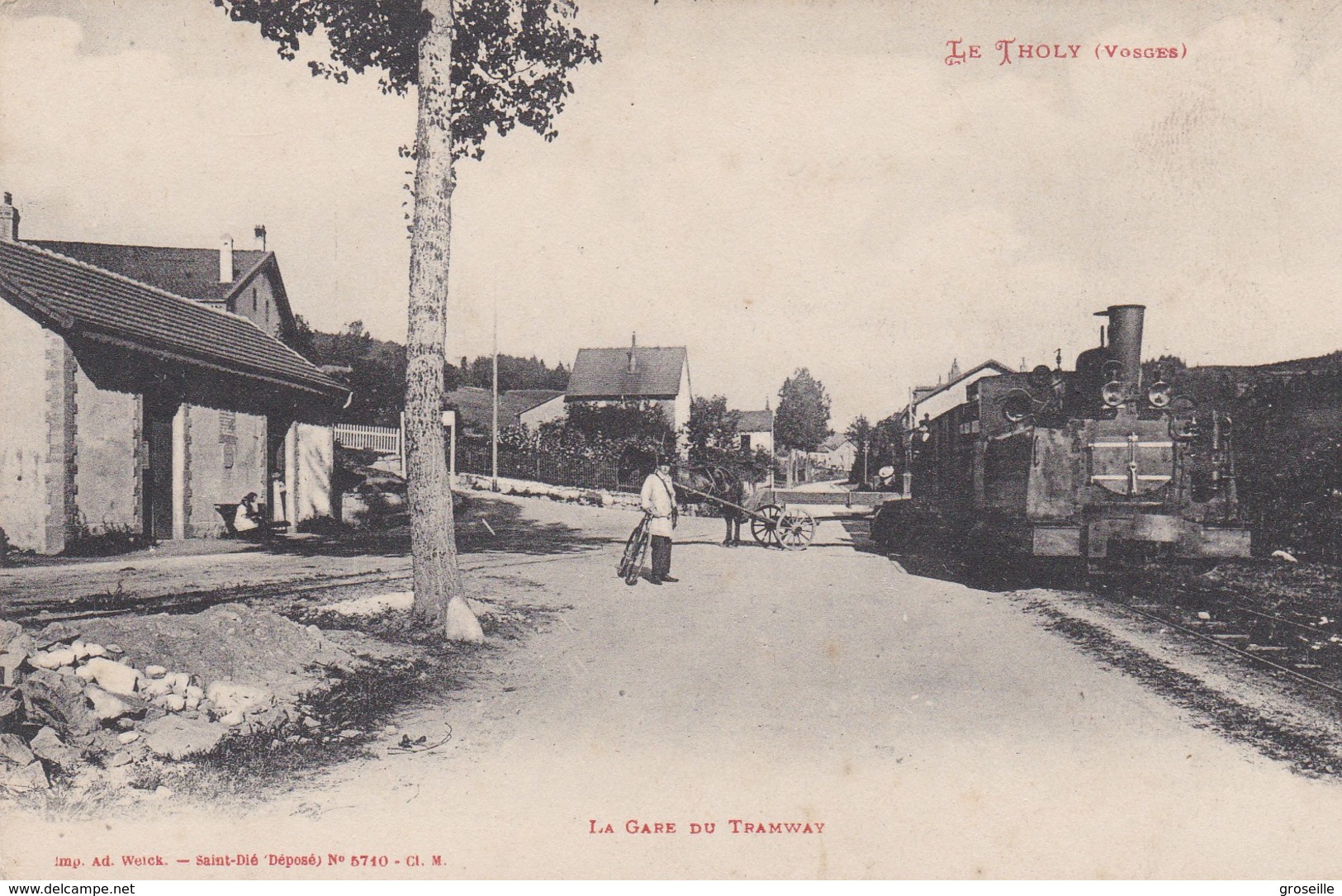 88 Le Tholy Gare Du Tramway - Autres & Non Classés