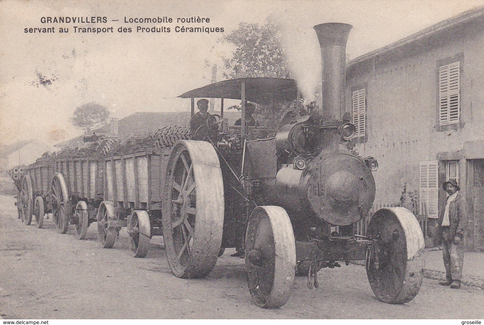 88 Grandvillers Locomotive Routière La Mignonne - Autres & Non Classés