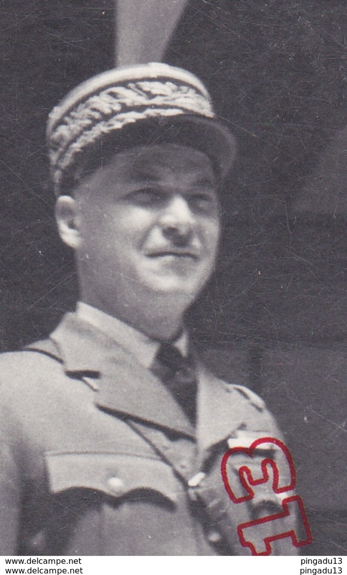 Au Plus Rapide Général Juin Médaille Décoration Photo Ets Cinématographique Des Armées Beau Format - 1939-45