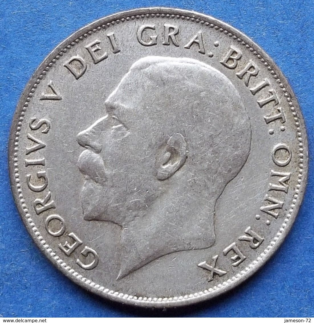 UK - Silver Shilling 1921 KM# 816a George V (1910-1936) - Edelweiss Coins - Autres & Non Classés