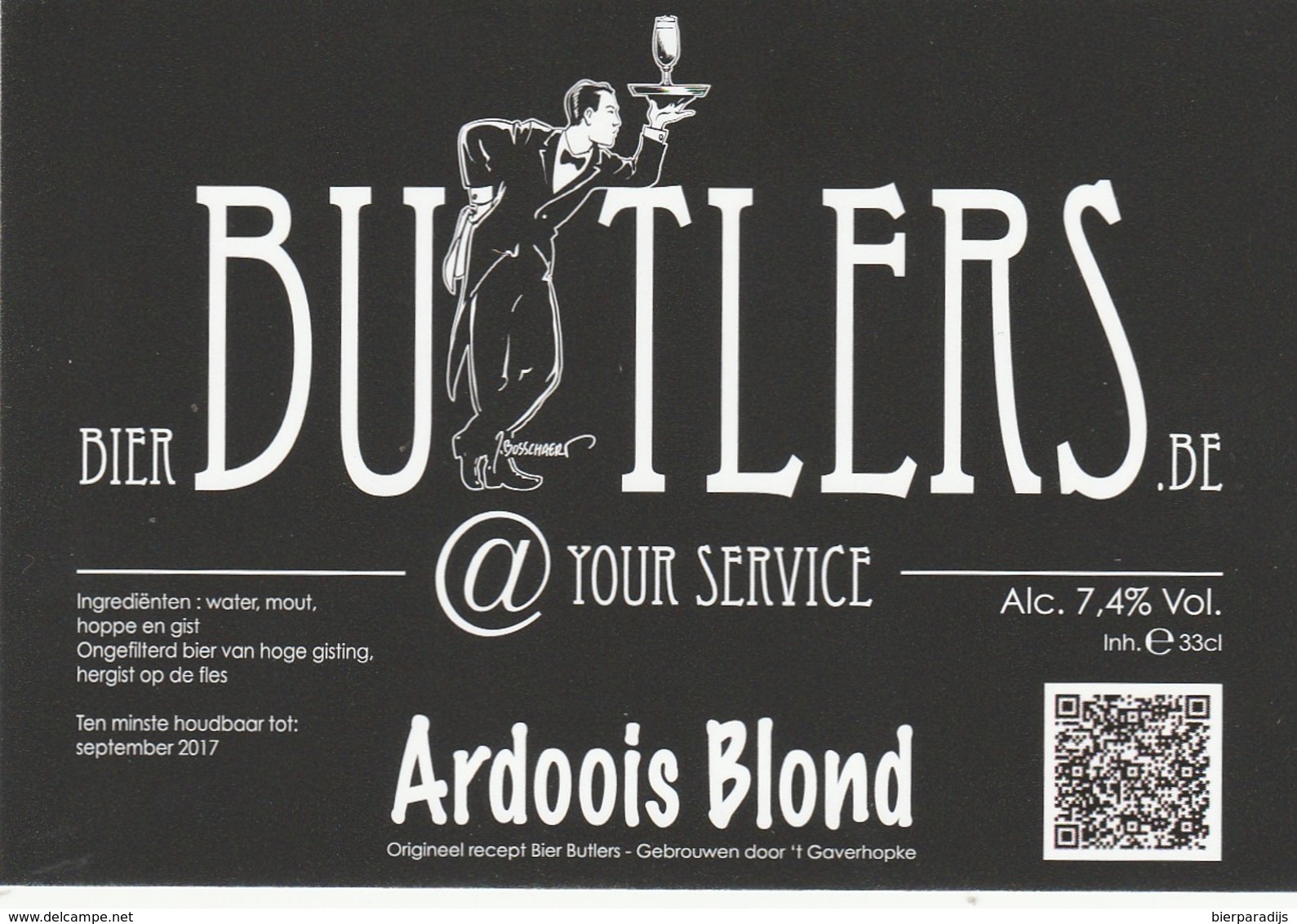 Butlers Brouwerij T Gaverhopke - Bière