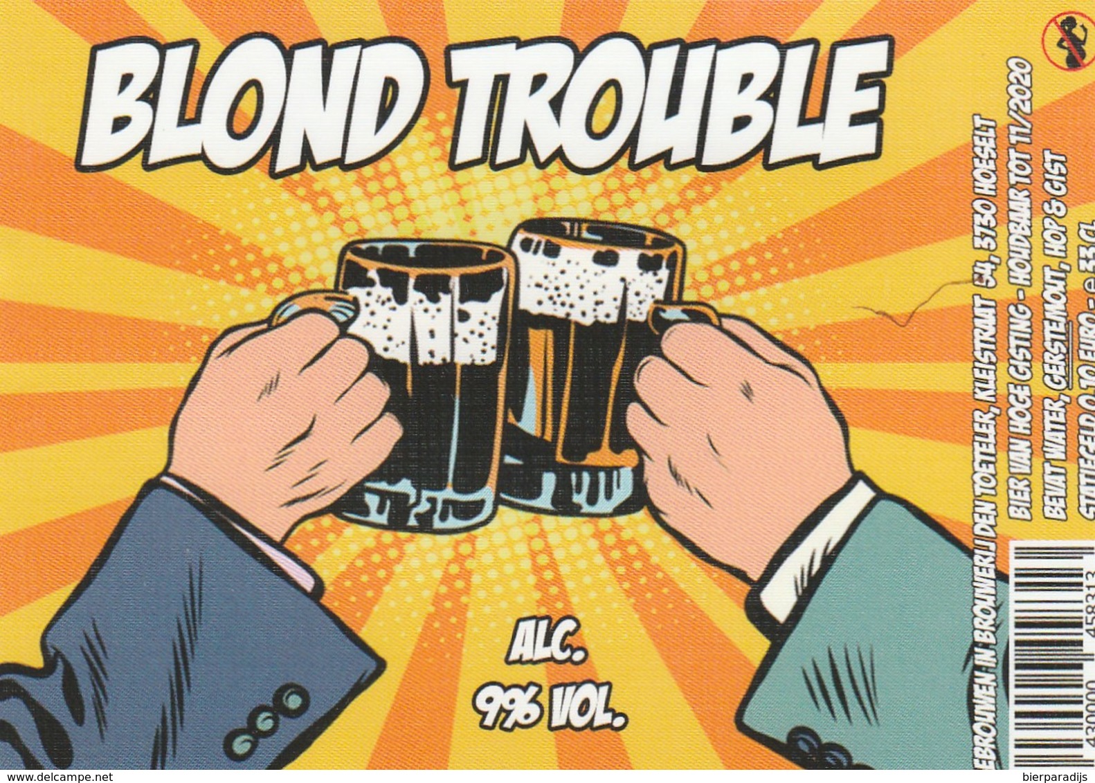 Blond Trouble Brouwerij Den Toetler - Bière
