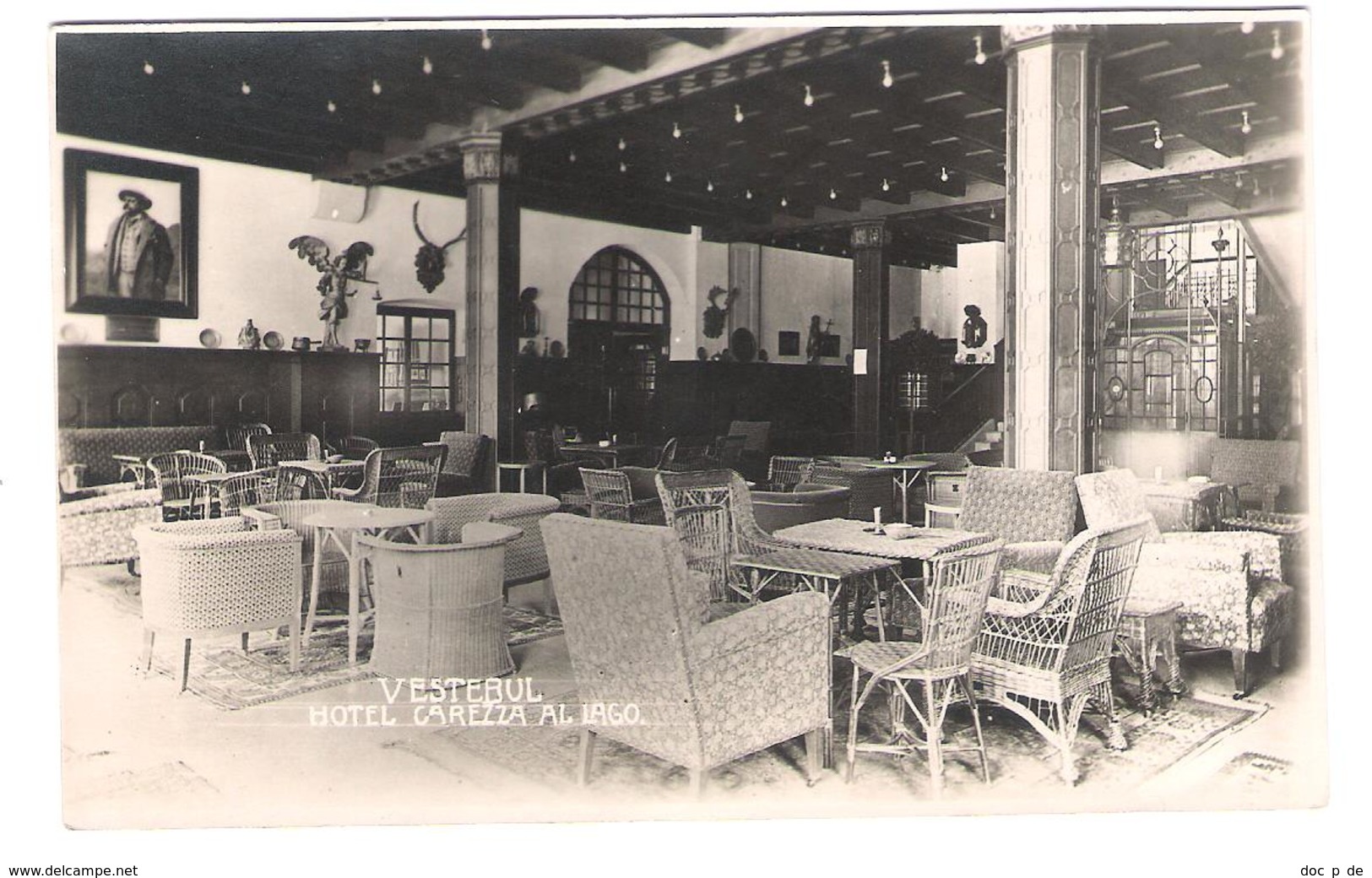 Italy - Hotel Carezza Al Lago - Vestebul - Foto Bayer - Karersee - Old View - Sonstige & Ohne Zuordnung