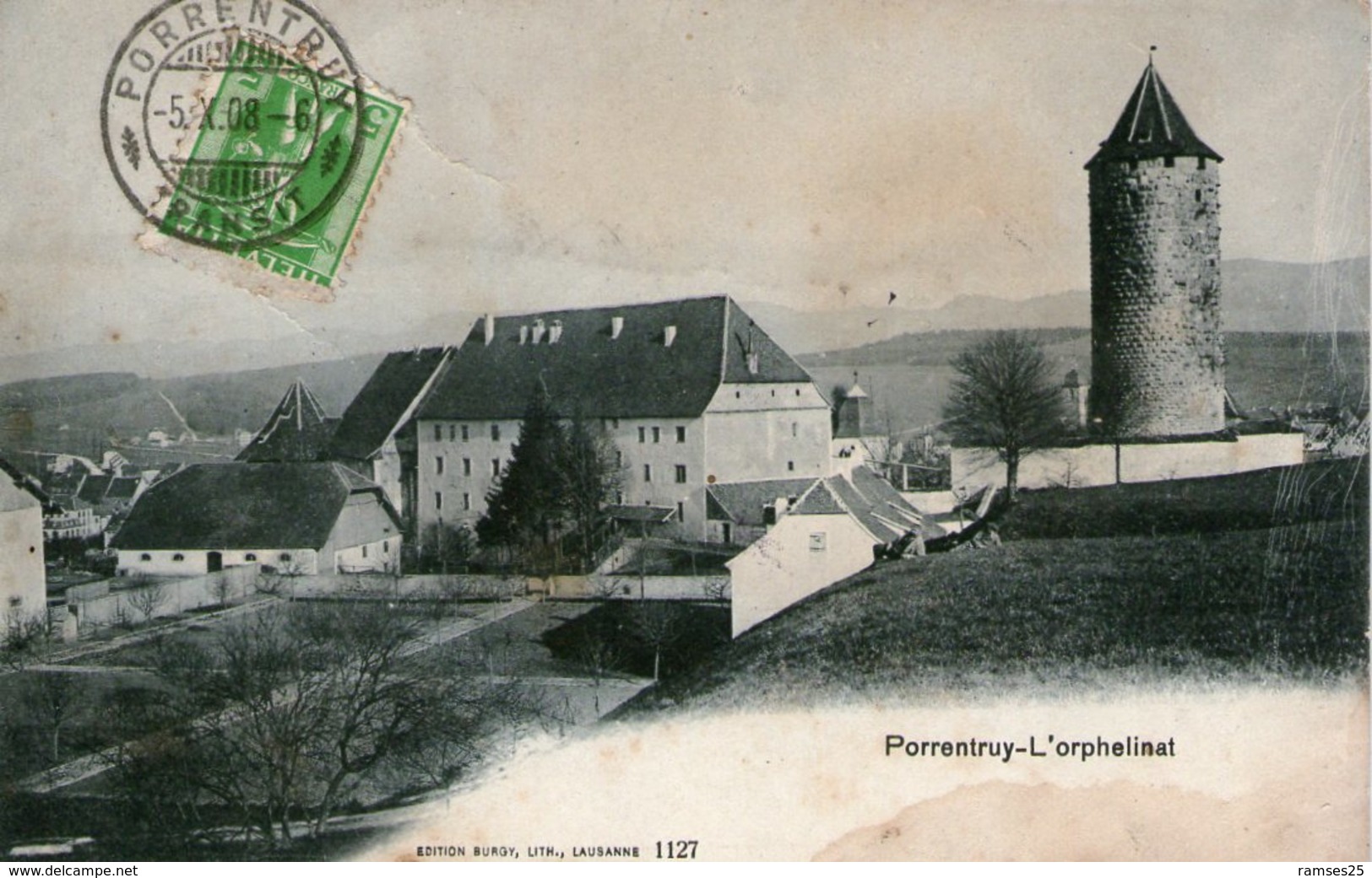 (82) CPA  Porrentruy  L'orphelinat  (Bon Etat ) - Porrentruy