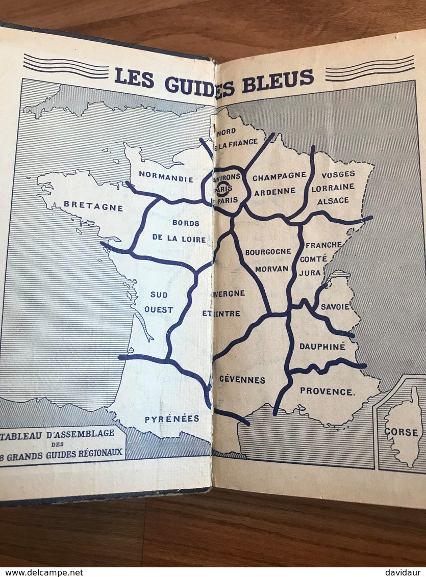 Guide Bleu France Automobile En Un Volume - Hachette 1952 - Tourisme