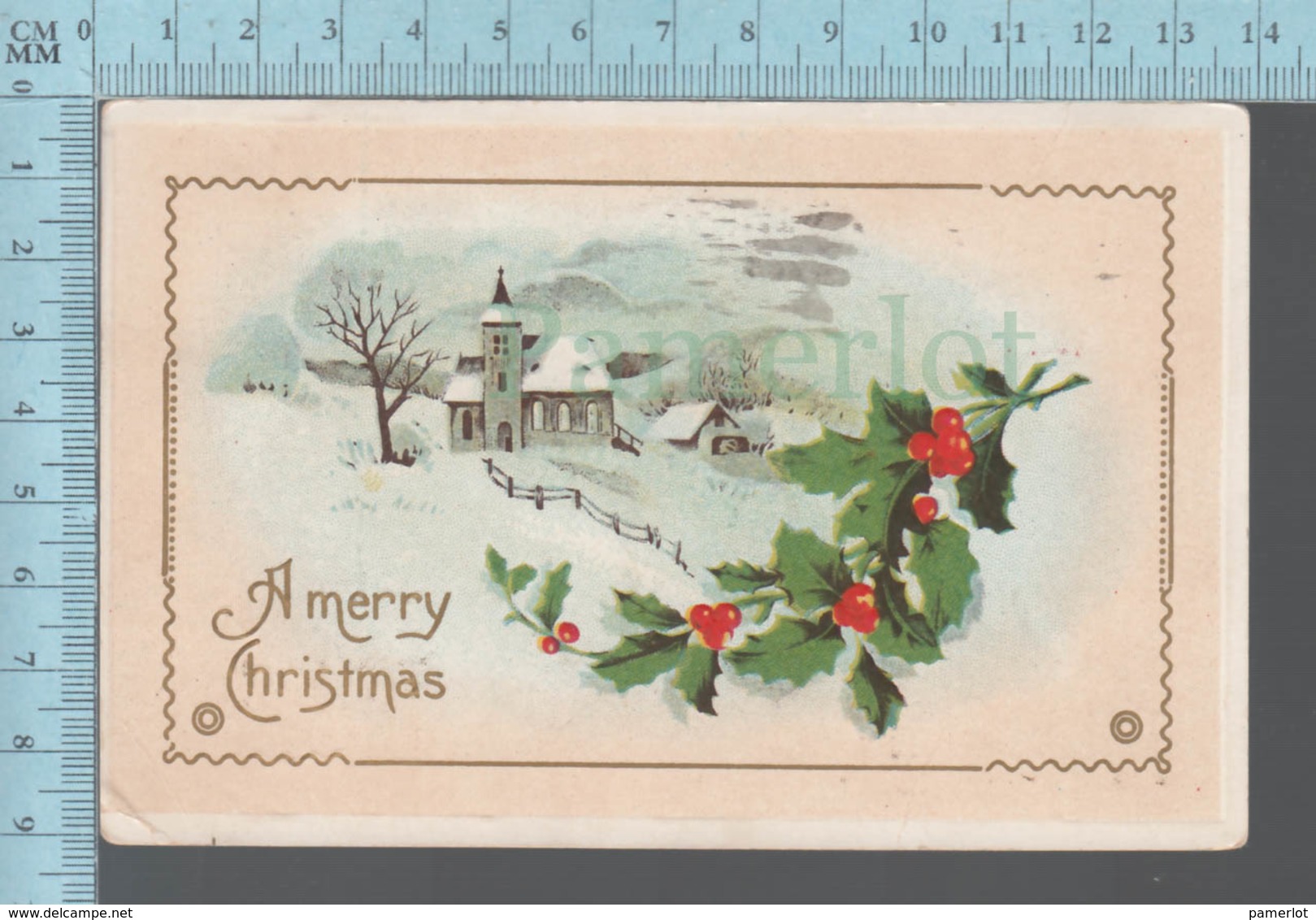 CPA -  A Merry Christmas, Gui Houx, Cover Montreal 1918 Quebec With Canada  Stamp # 104 - Autres & Non Classés