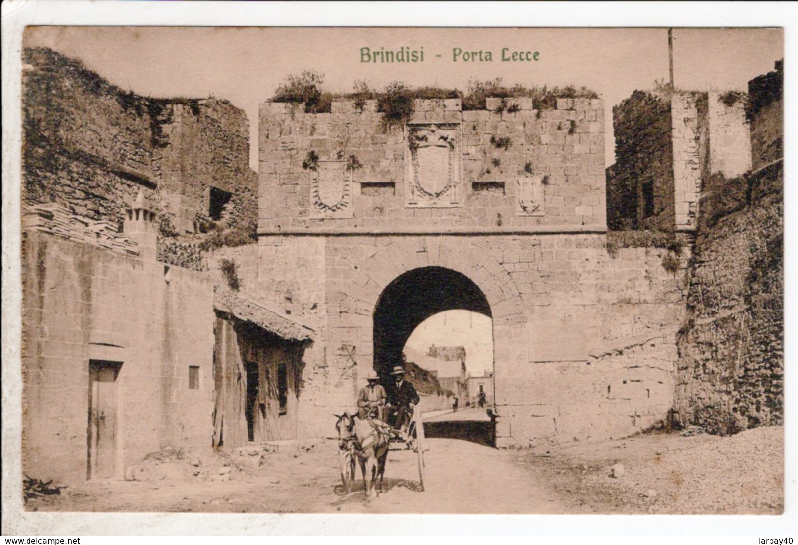 Cpa Carte Postale Ancienne  - Brindisi Porta Lecce - Brindisi