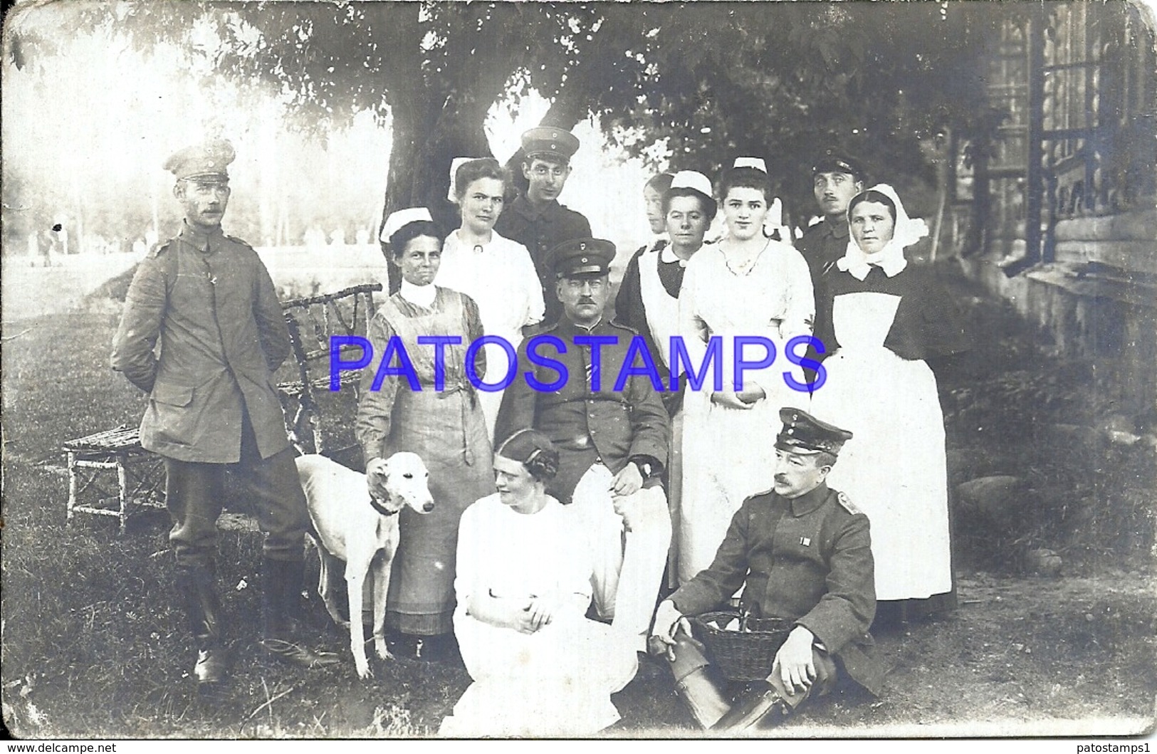 104330 RUSSIA BIELO RUSSIA BELARUS BEREZA KARTUSKA COSTUMES SOLDIER MILITARY & NURSE POSTAL POSTCARD - Russland