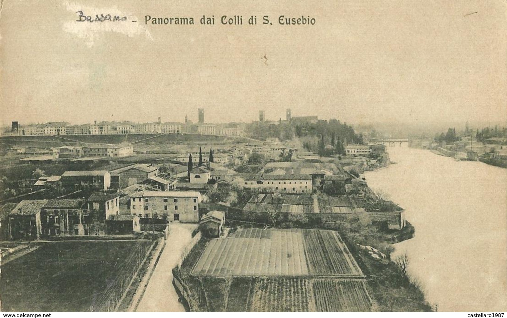 Bassano - Panorama Dai Colli Di S. Eusebio (formato Piccolo) - Altri & Non Classificati