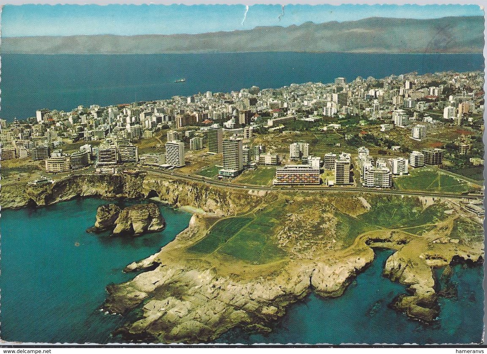 Modern Beirut - General View And The Pigeons Rocks - H4936 - Libano