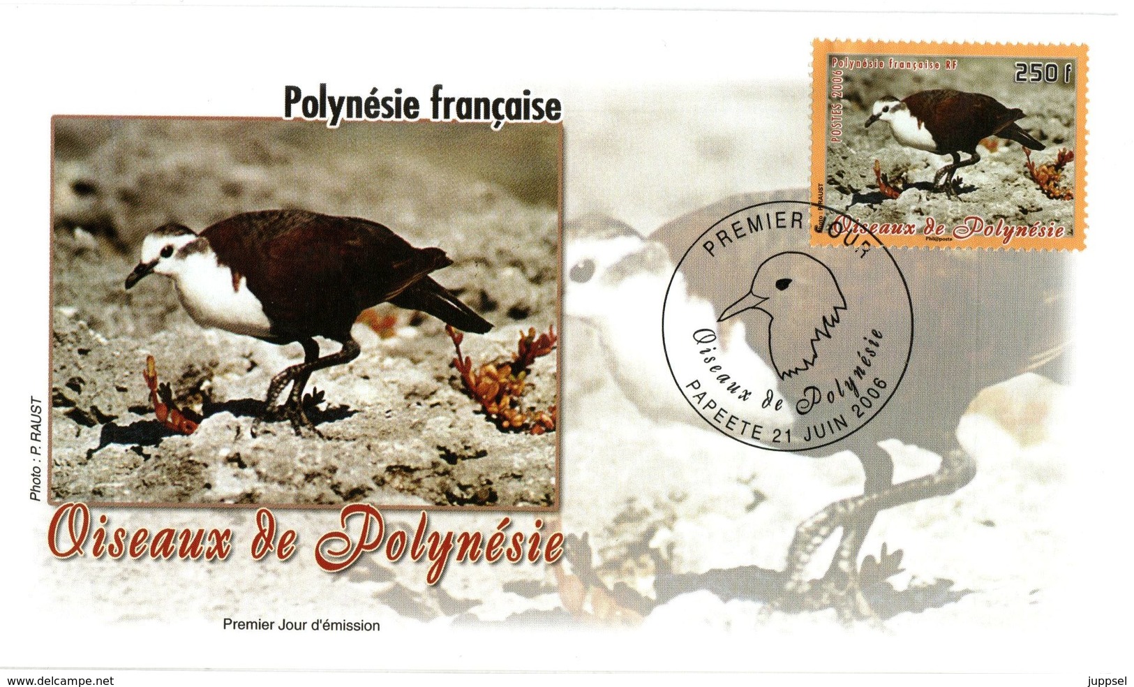 FRENCH POLYNESIA   FDC 2006 Bird  /  POLYNÉSIE FRANCAISE  Oiseau - Autres & Non Classés