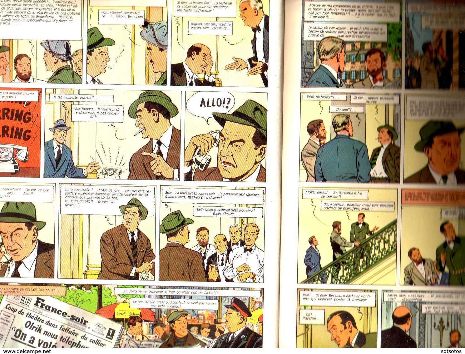 BLAKE & MORTIMER L'Affaire Du Collier (1967) - Blake Et Mortimer