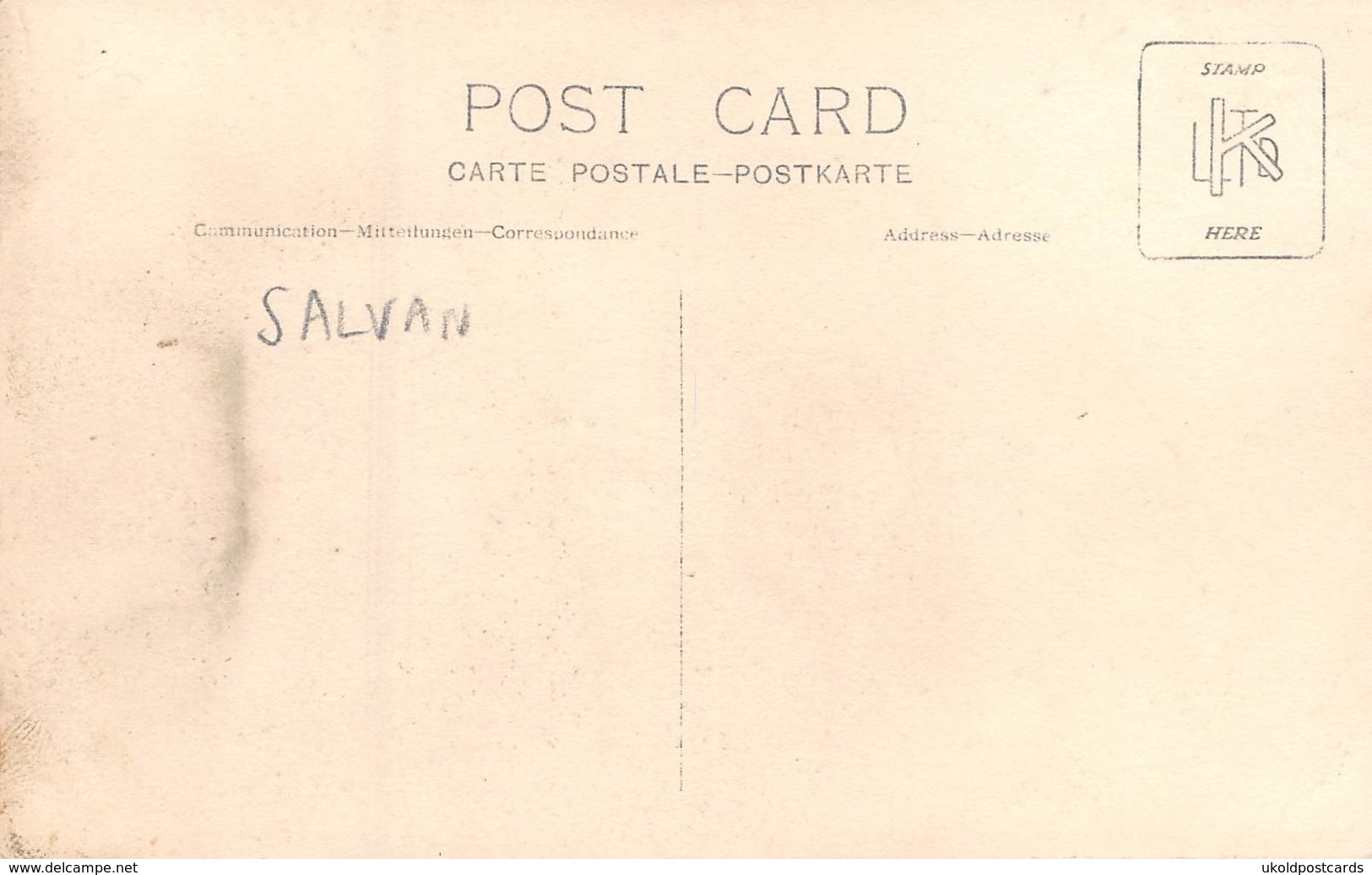 CPA  Suisse, SALVAN, Carte Photo. - Salvan