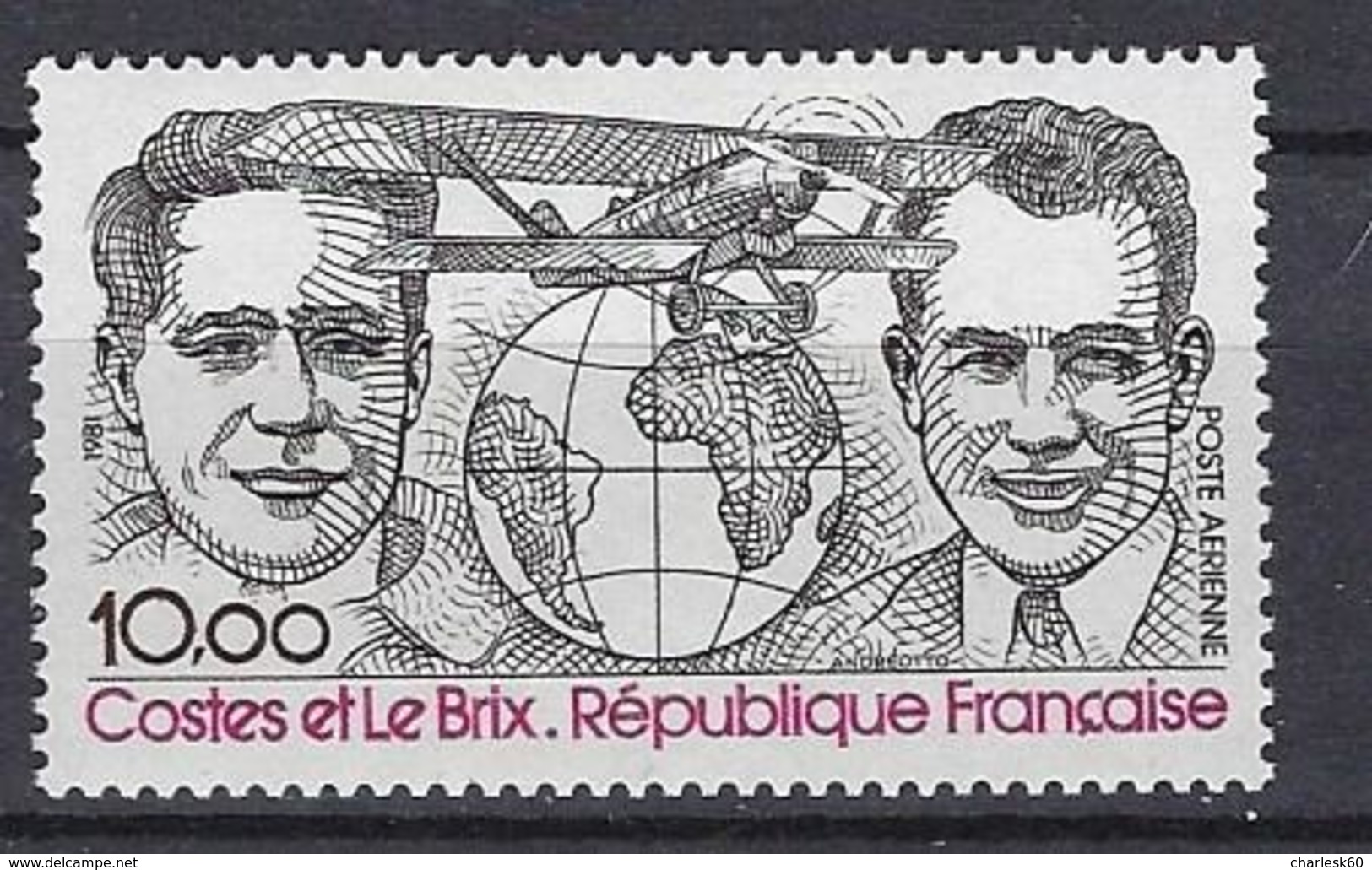 France Poste Aérienne Costes Et Le Brix Y&T N° 55 Neuf - 1960-.... Neufs