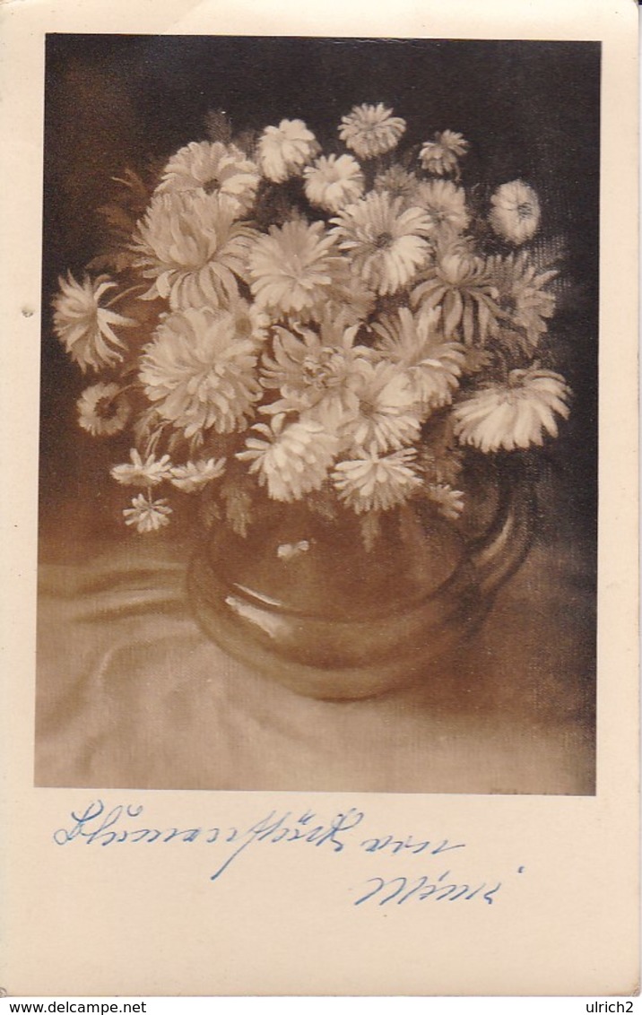 AK Vase Mit Blumen - Sonderstempel Grundsteinlegung Linzer Dom 1962  (37993) - Blumen